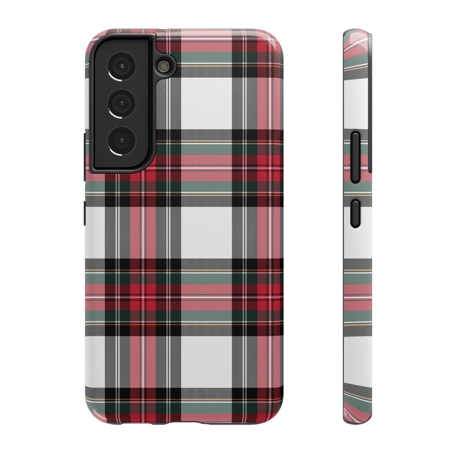 New Tartan Christmas Plaid Impact-Resistant Cases, iPhone, Samsung