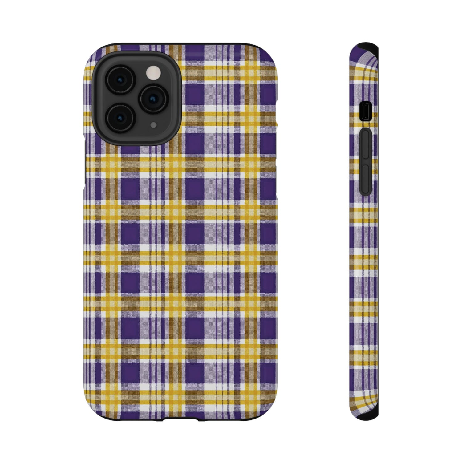Impact-Resistant Phone Case- Louisiana Plaid