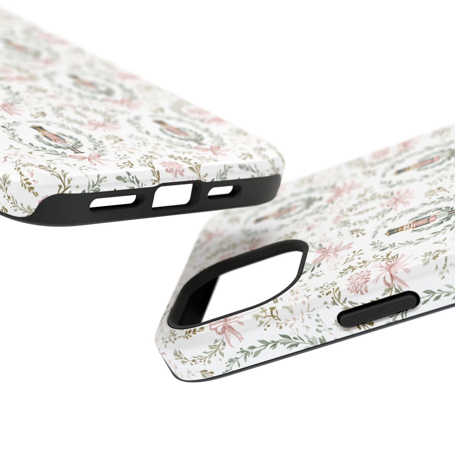Impact-Resistant Phone Case- Nutcracker Floral