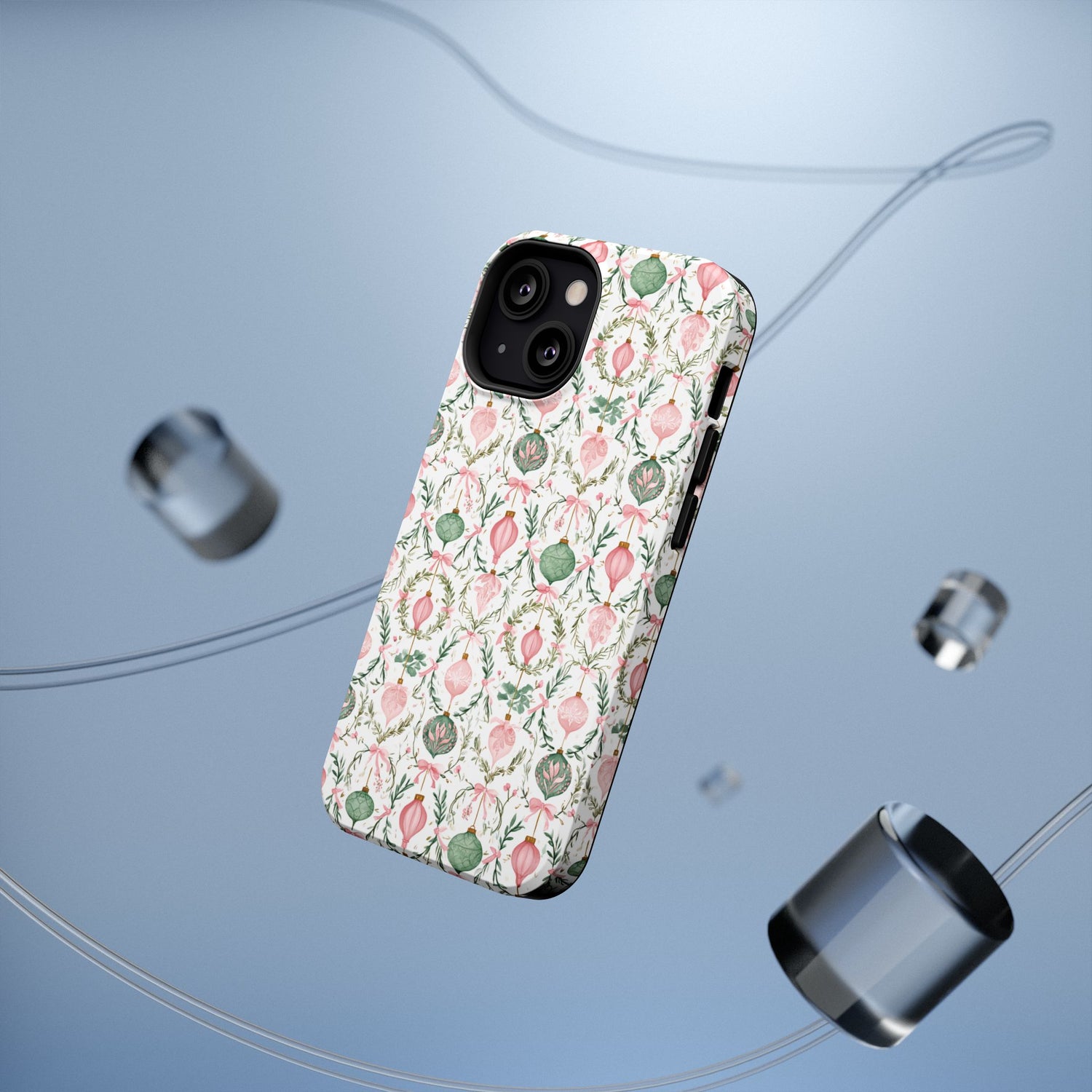 Holiday Ornaments Impact-Resistant Phone Case, iPhone, Samsung