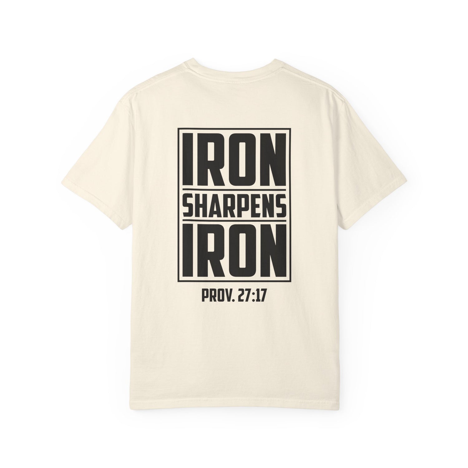 Inspirational Unisex T-Shirt, Motivational Tee for Everyday Wear, Iron Sharpens Iron, Christian Gift, Casual Fashion