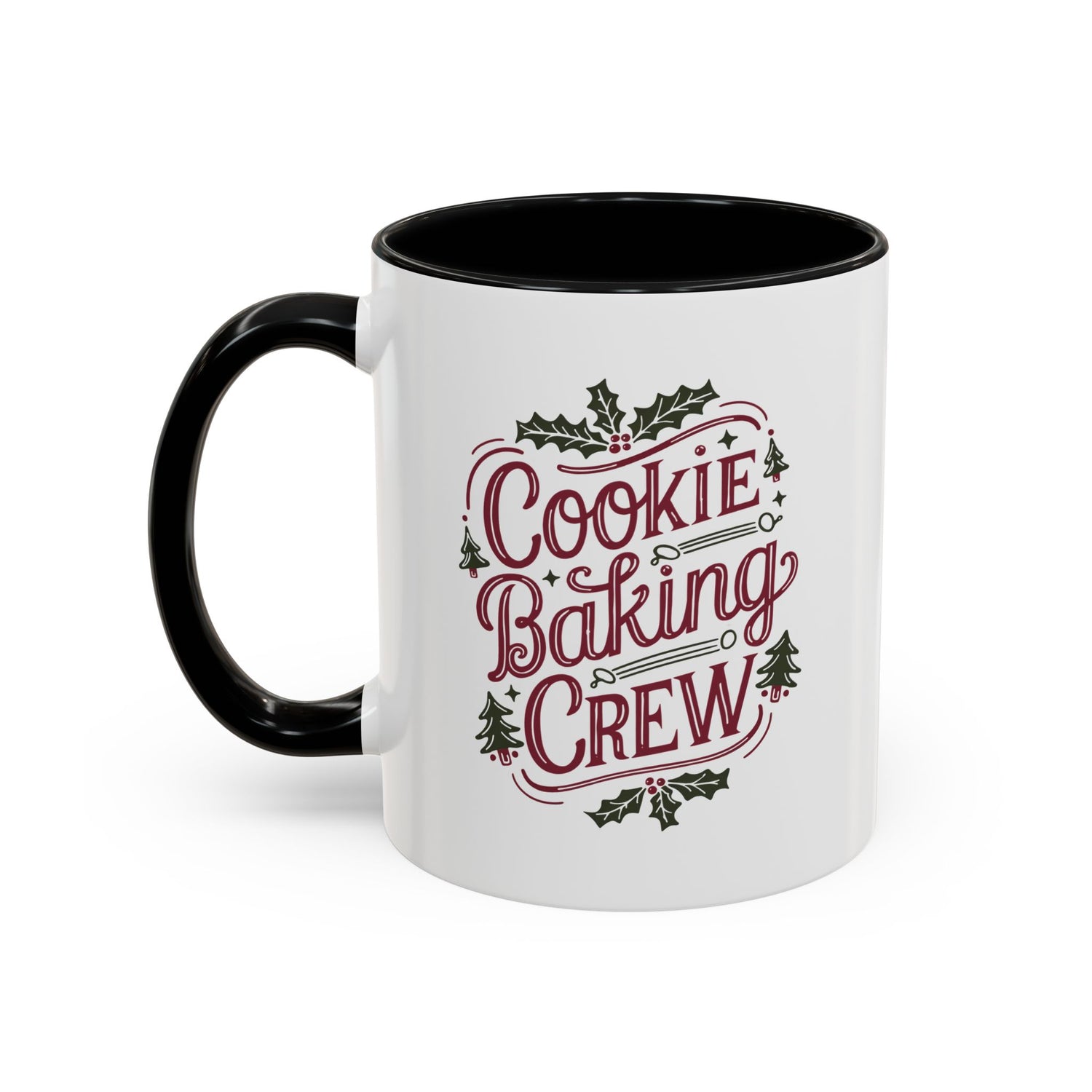 Cookie Baking Crew Coffee Mug | Holiday Gift for Bakers | Cute Ceramic Cup for Home, Kitchen Decor, Christmas, Cookie Lovers