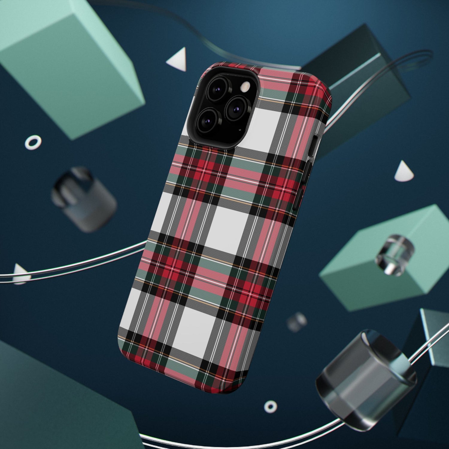 New Tartan Christmas Plaid Impact-Resistant Cases, iPhone, Samsung