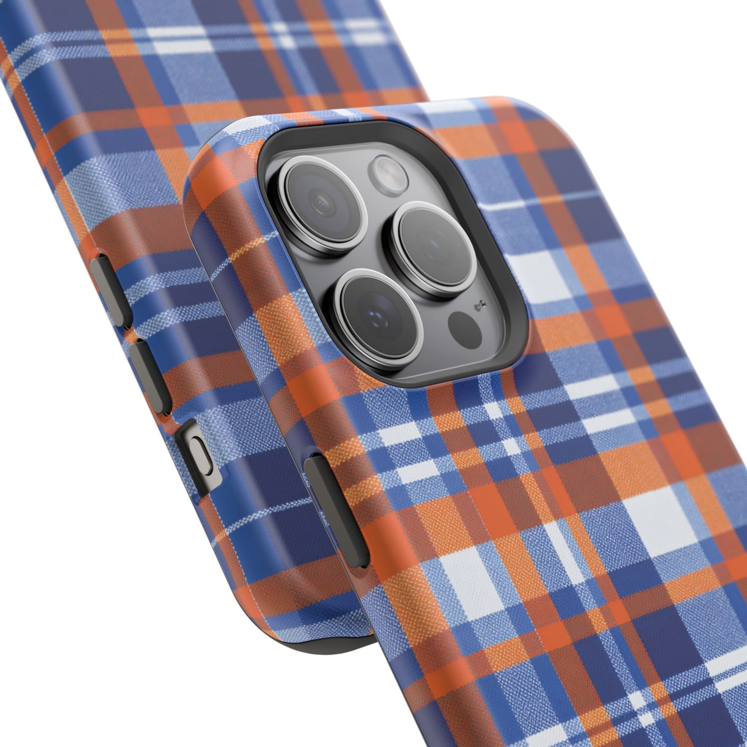 Impact-Resistant Phone Case- Florida Plaid