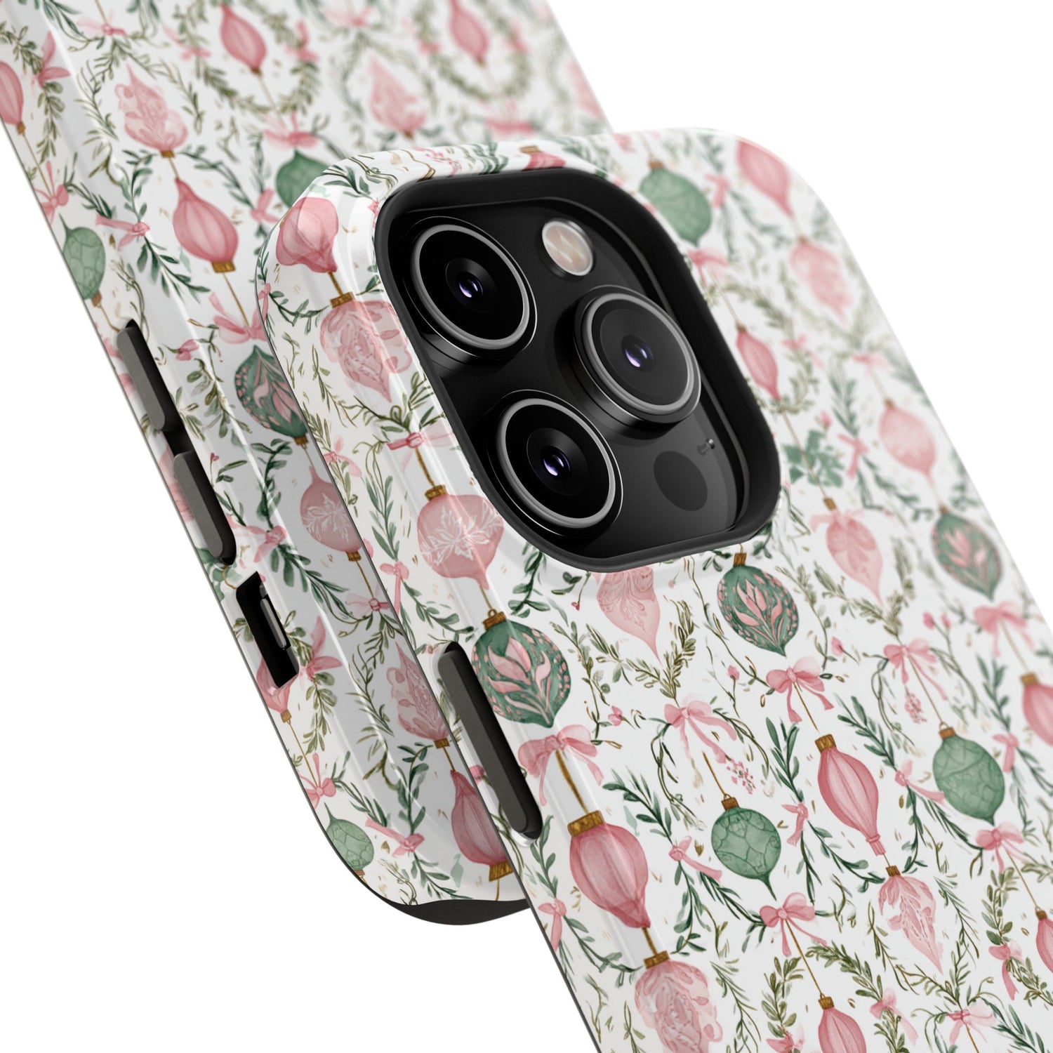 Holiday Ornaments Impact-Resistant Phone Case, iPhone, Samsung