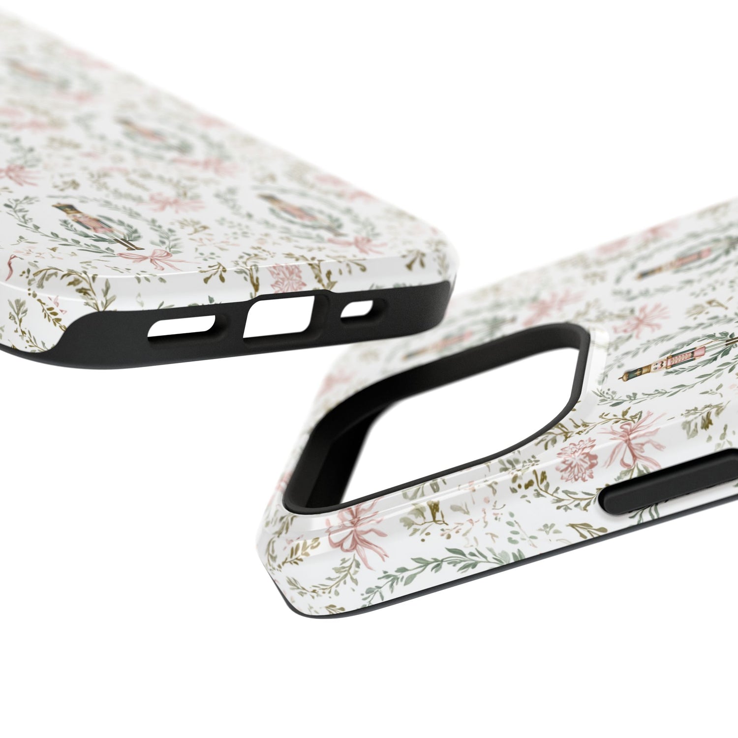 Impact-Resistant Phone Case- Nutcracker Floral