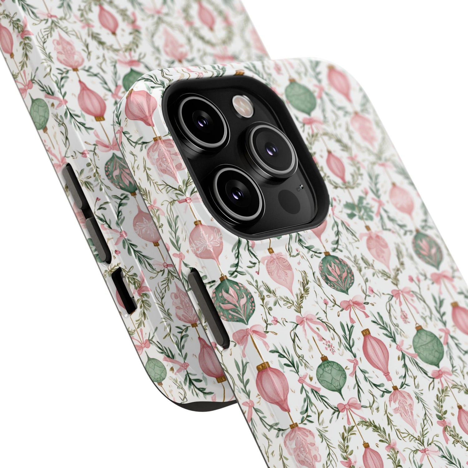 Holiday Ornaments Impact-Resistant Phone Case, iPhone, Samsung