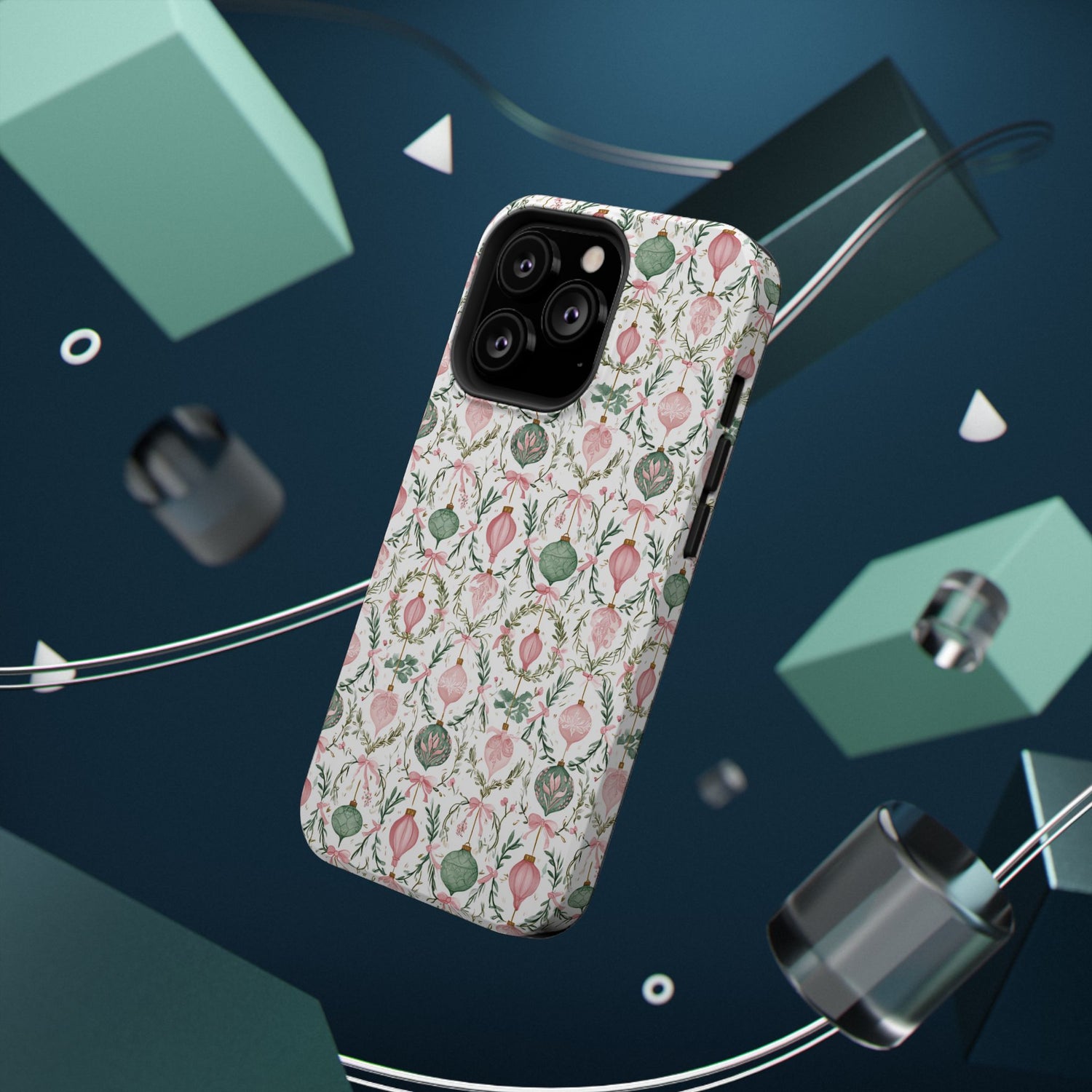Holiday Ornaments Impact-Resistant Phone Case, iPhone, Samsung