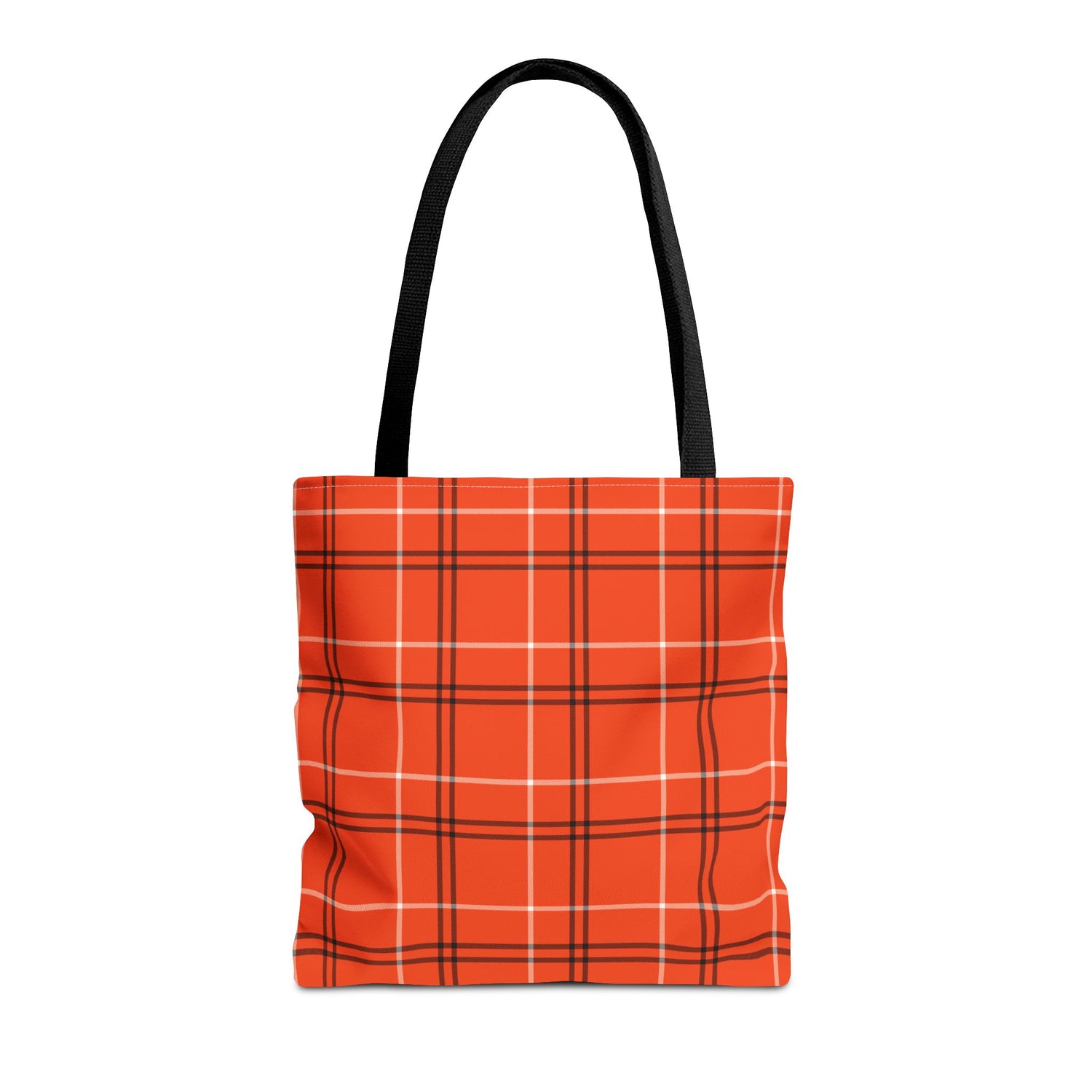 Tote Bag- Fall Orange Plaid