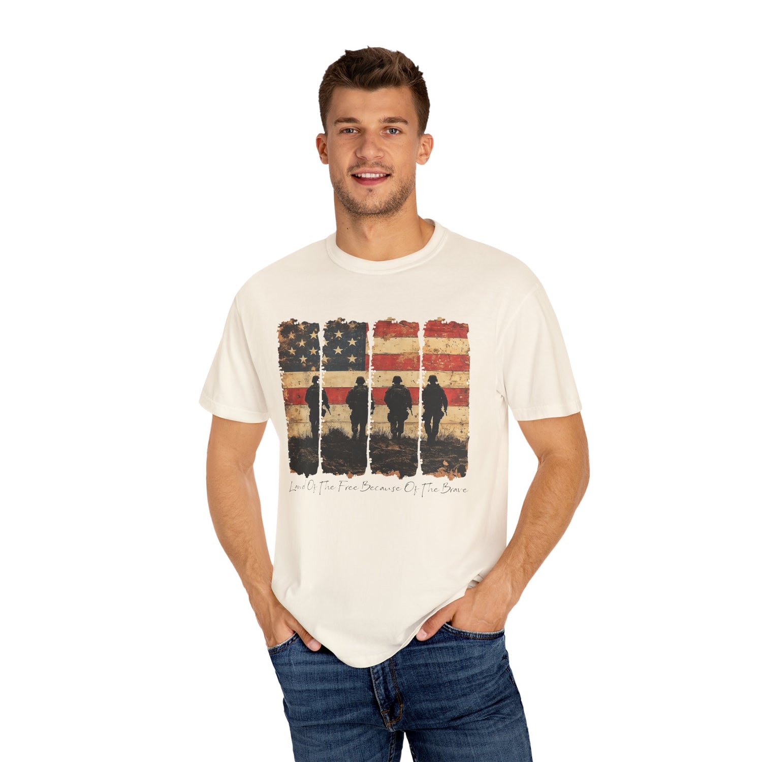 Men's Garment-Dyed T-shirt - Land of the Free