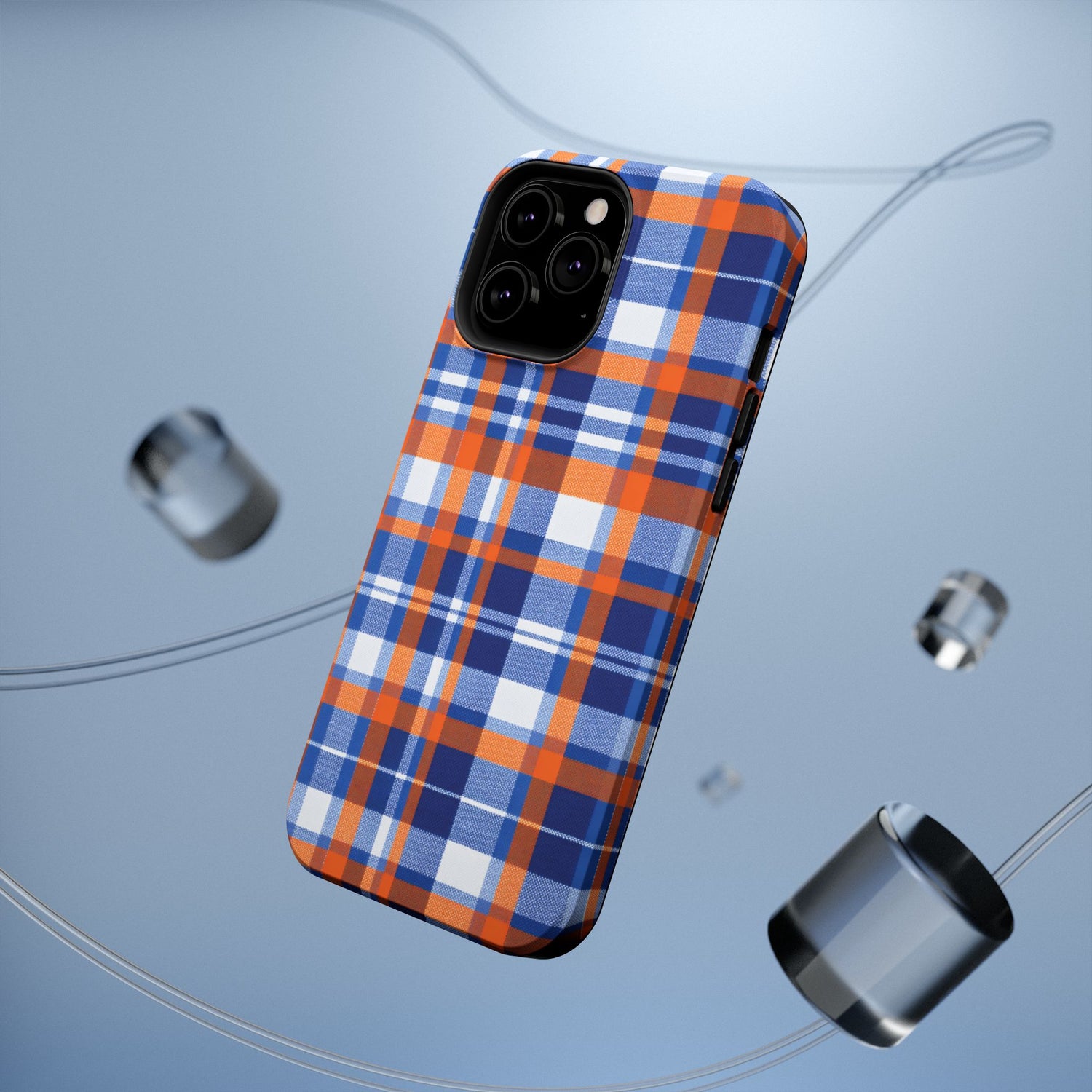 Impact-Resistant Phone Case- Florida Plaid