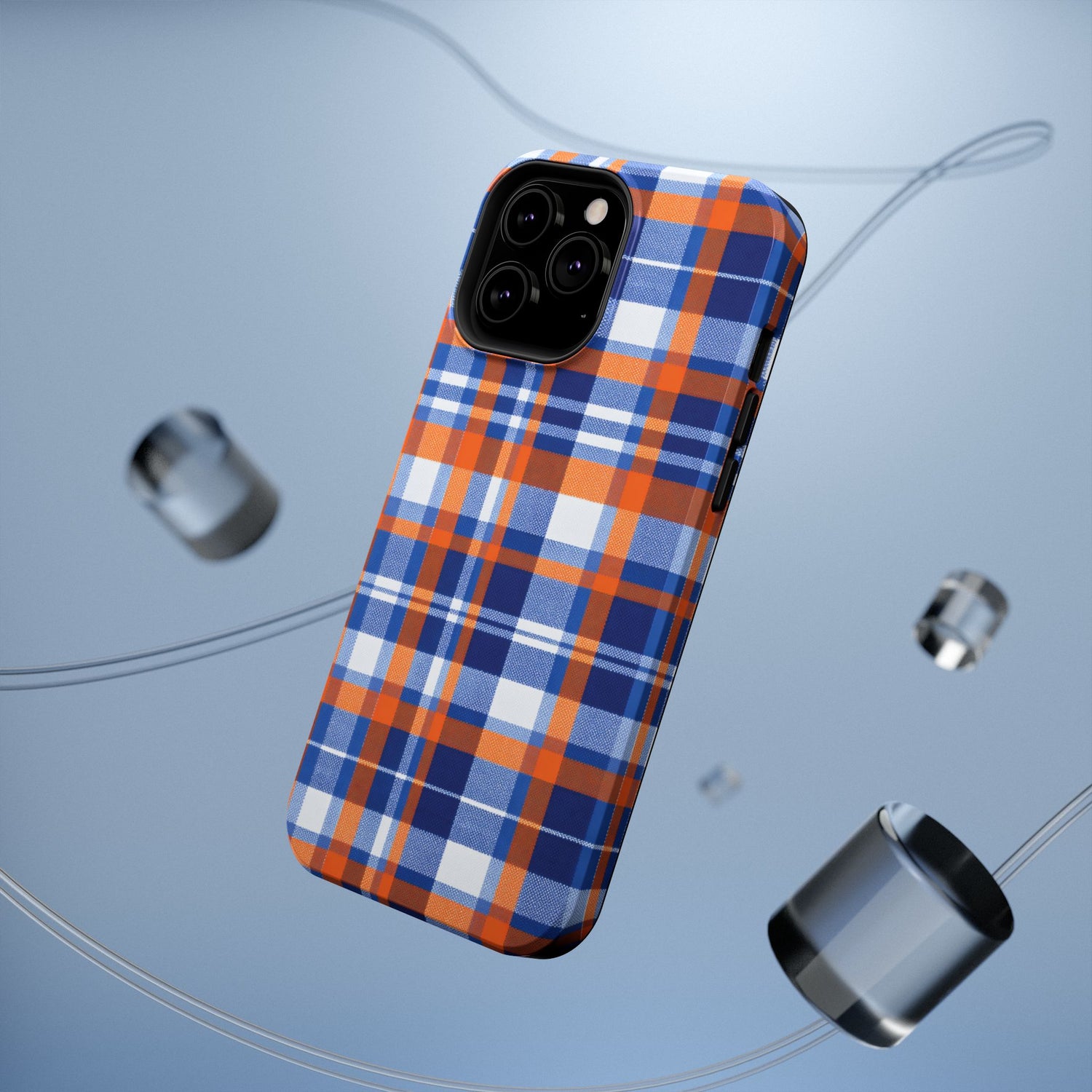 Impact-Resistant Phone Case- Florida Plaid