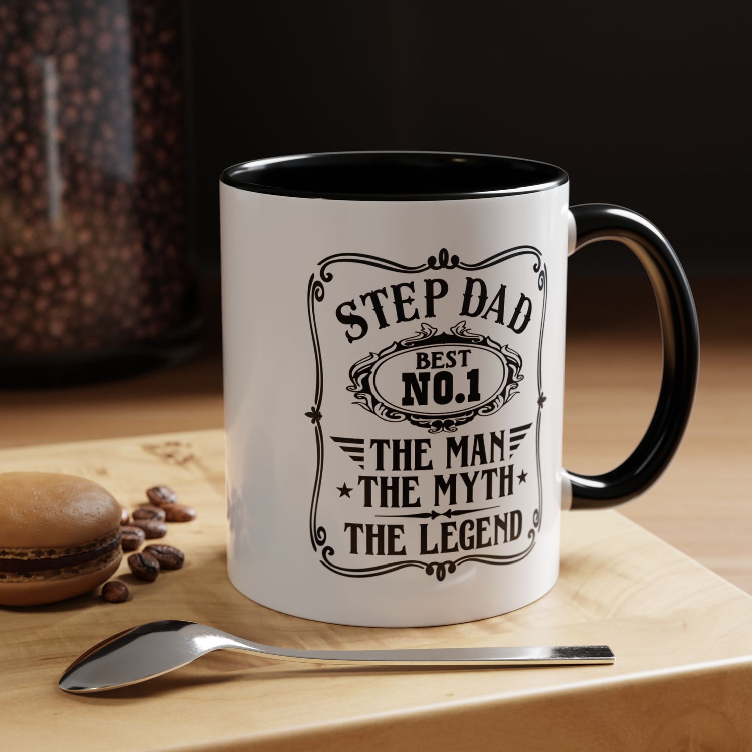 Step Dad Mug:The Man The Myth The Legend - Father's Day Gift