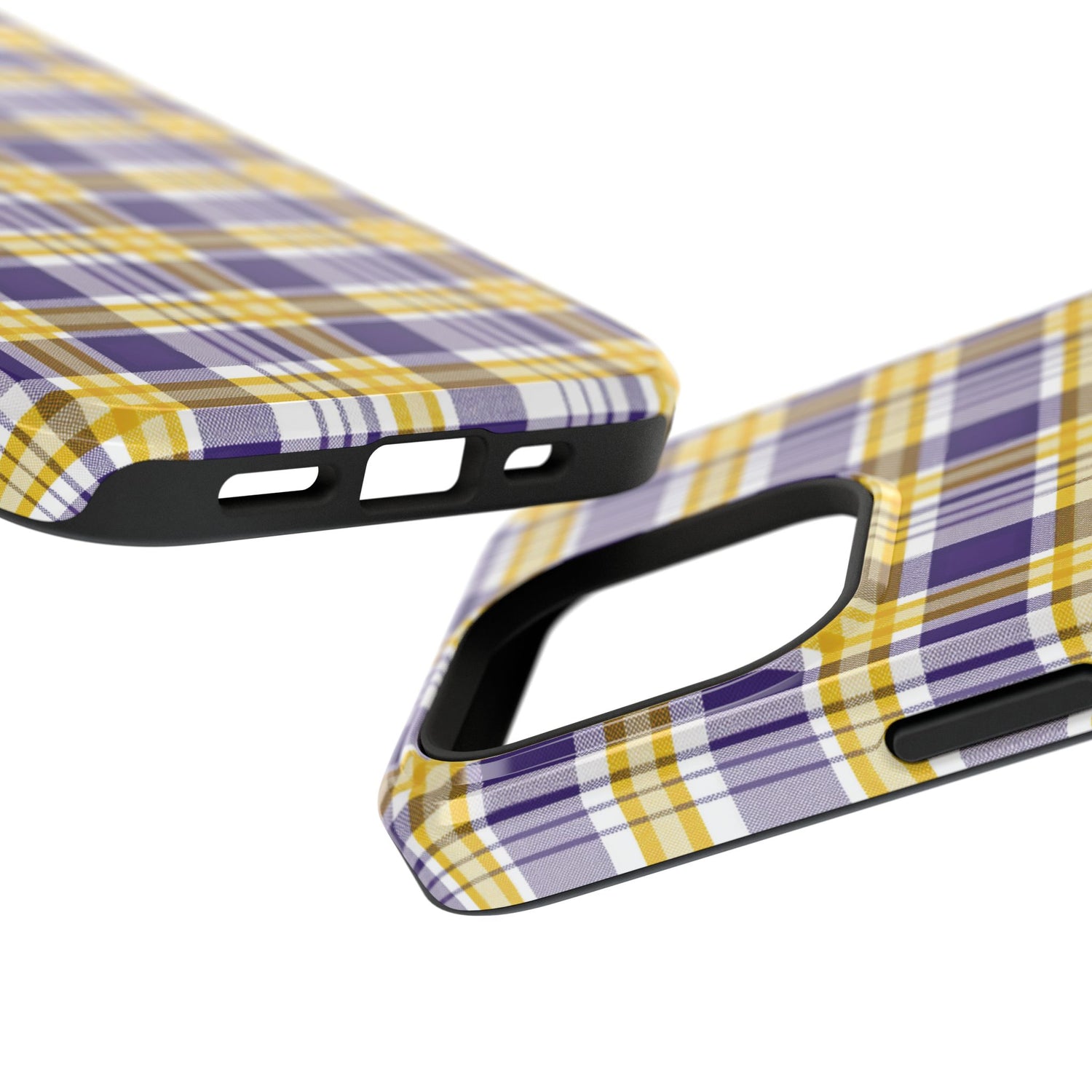 Impact-Resistant Phone Case- Louisiana Plaid