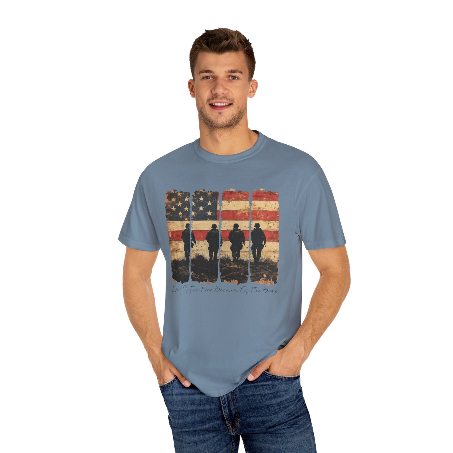 Men's Garment-Dyed T-shirt - Land of the Free