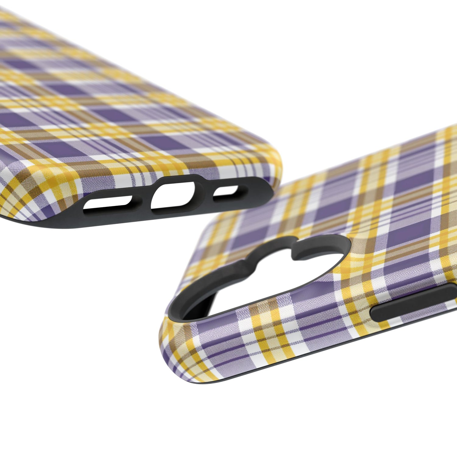 Impact-Resistant Phone Case- Louisiana Plaid
