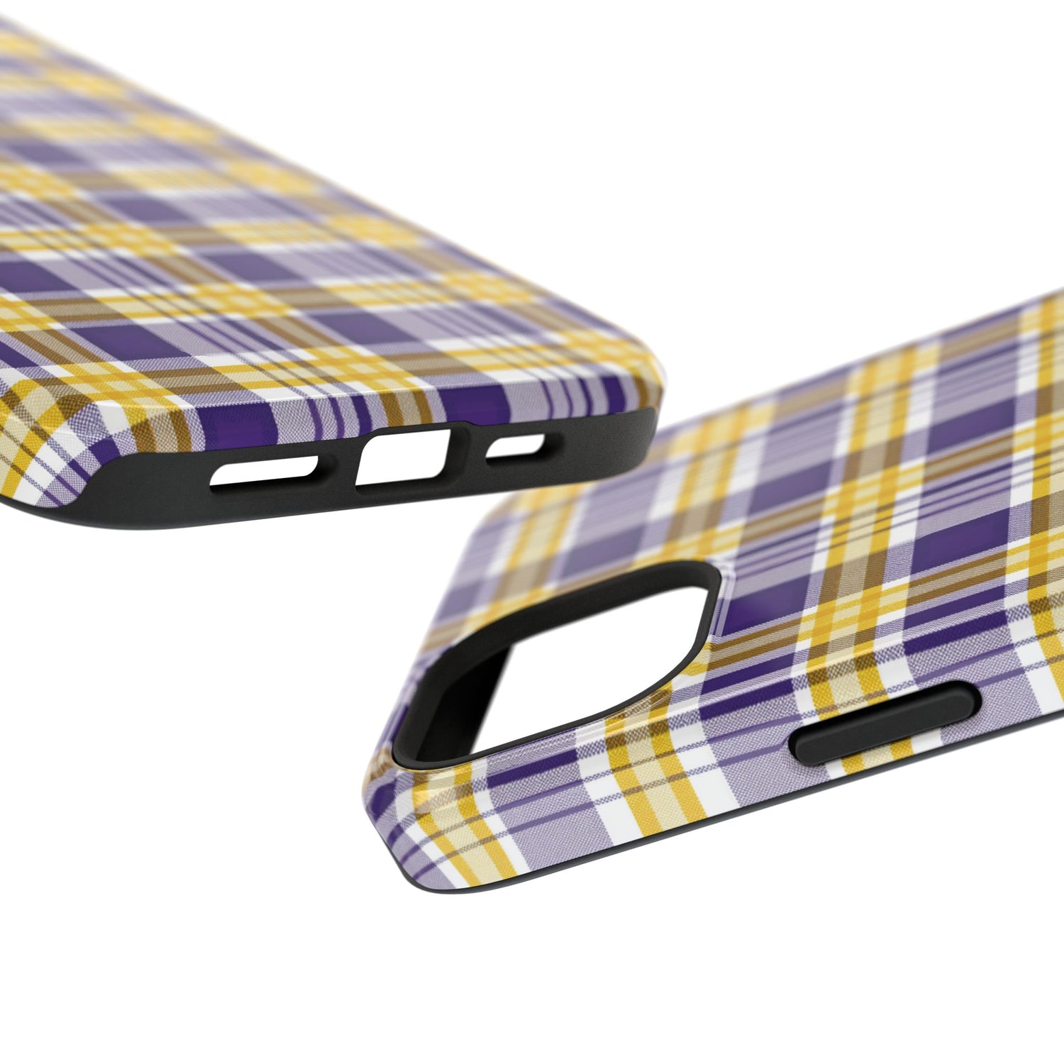 Impact-Resistant Phone Case- Louisiana Plaid