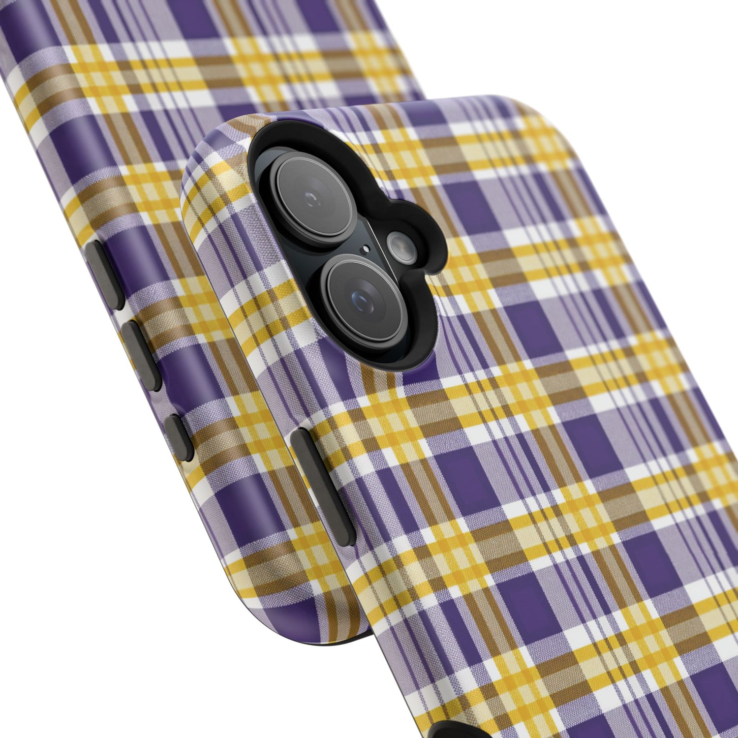 Impact-Resistant Phone Case- Louisiana Plaid