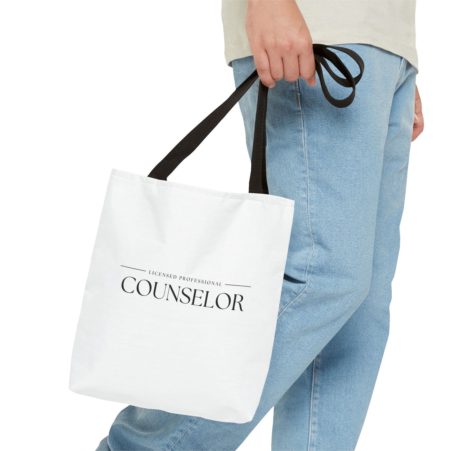 Licensed Counselor Tote Bag | Eco-Friendly Shopping Bag | Gift for Counselors, Therapist Tote, Daily Use Bag, Professional Accessory