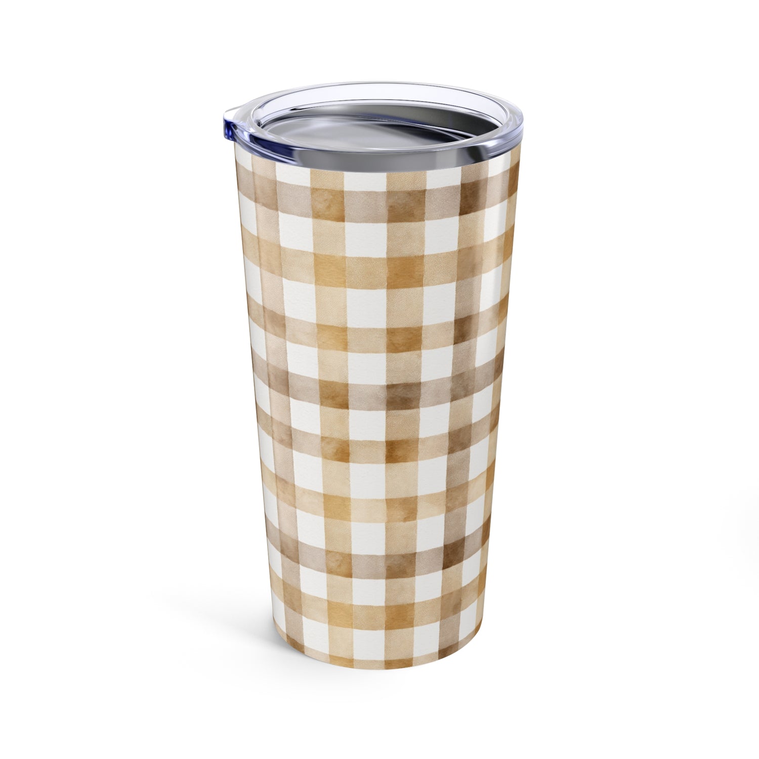 Rustic Checkered Tumbler 20oz Stainless