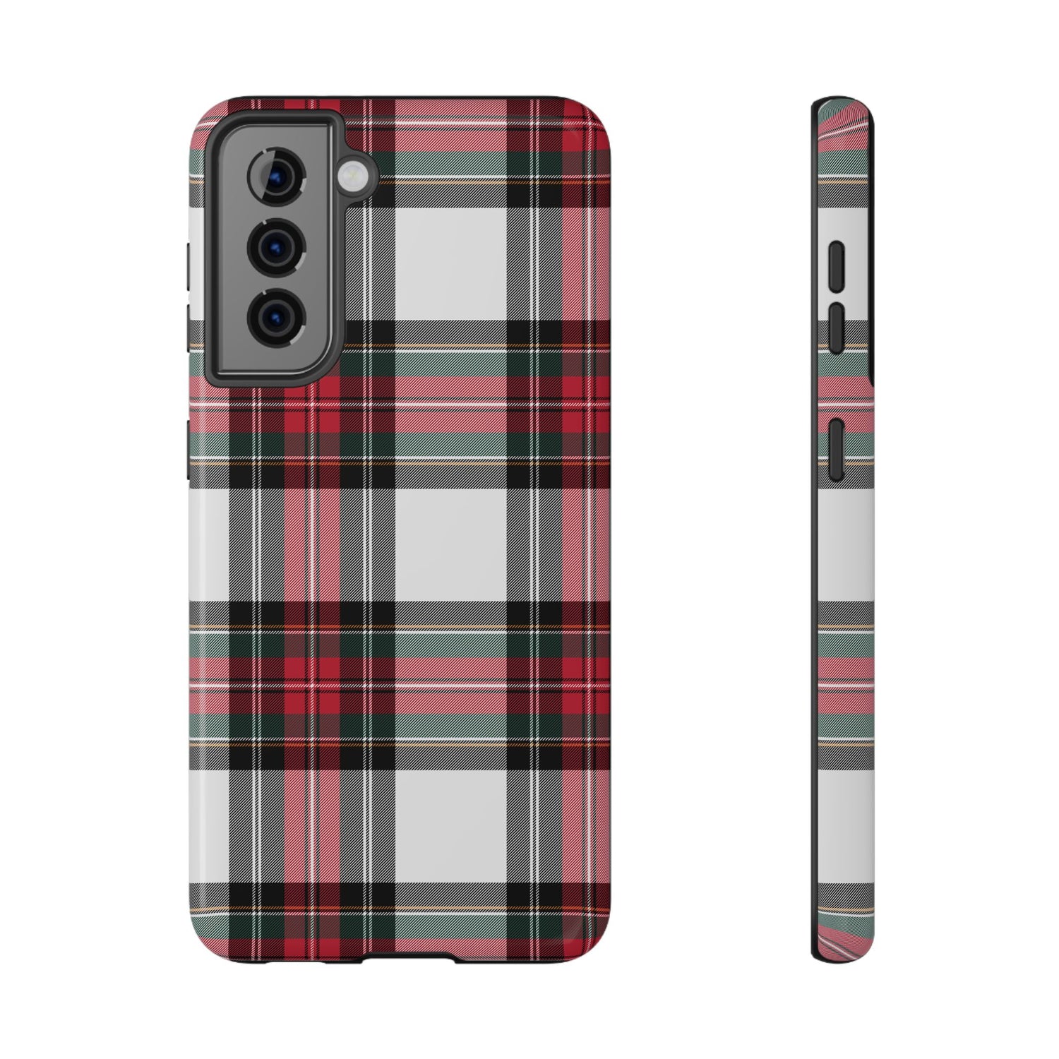 New Tartan Christmas Plaid Impact-Resistant Cases, iPhone, Samsung
