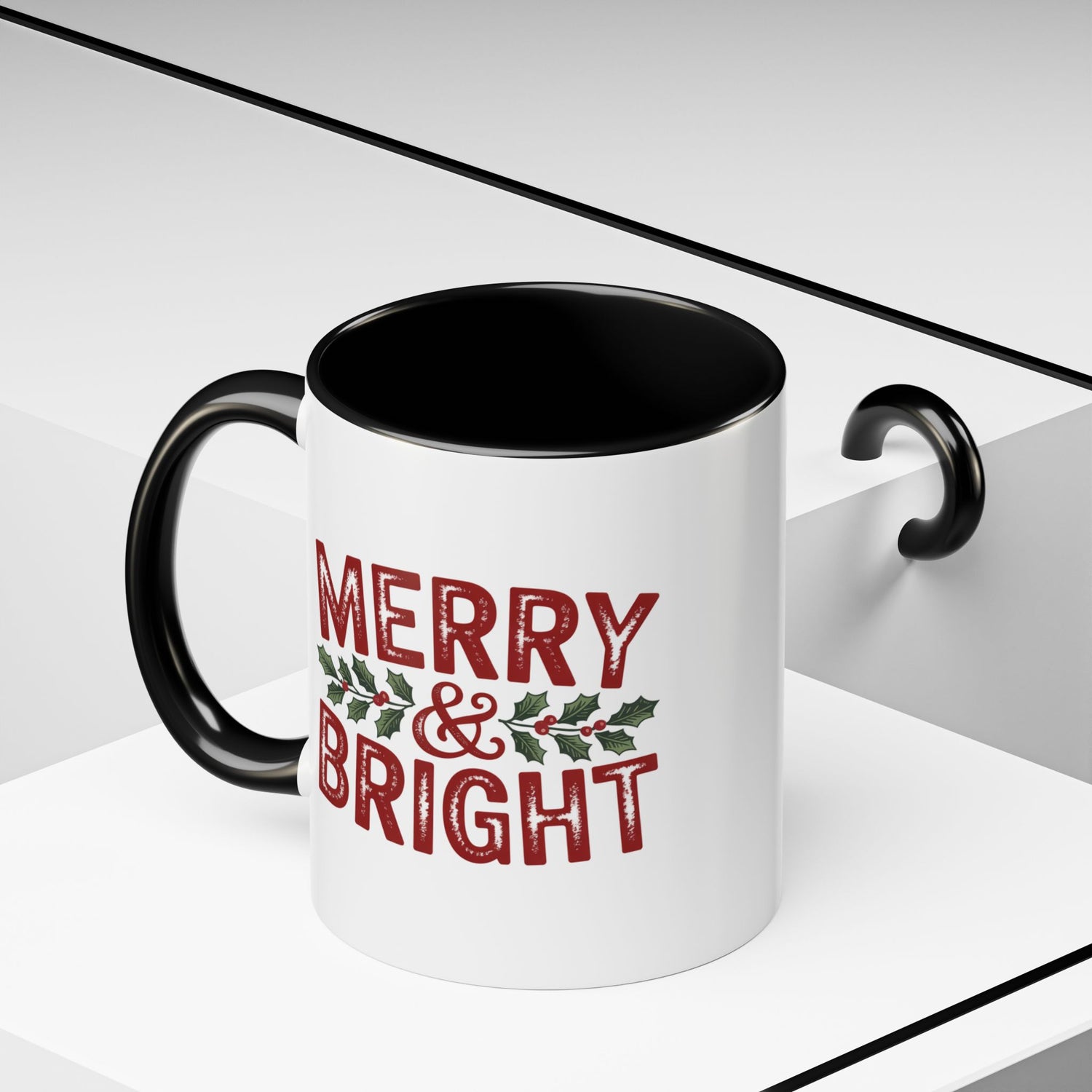 Merry & Bright Holiday Coffee Mug