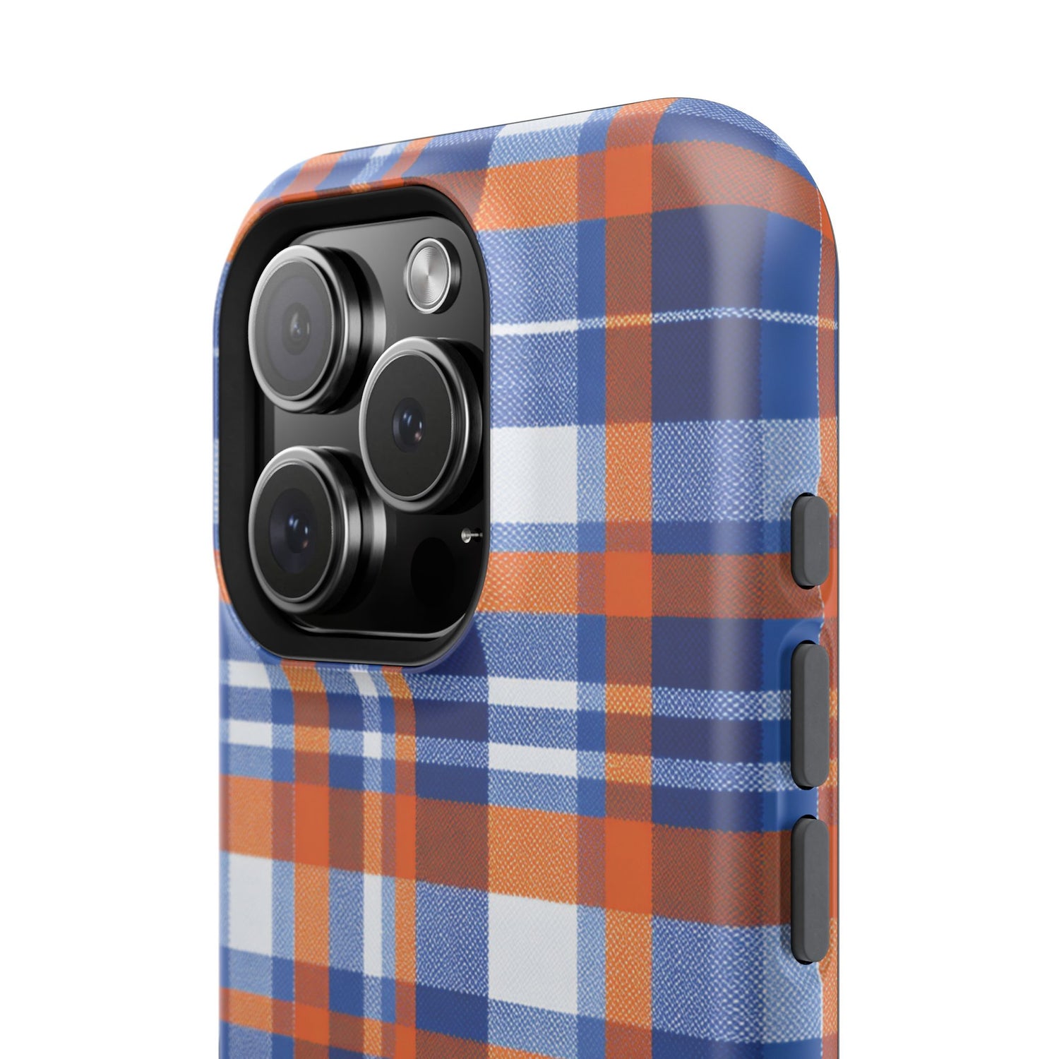 Impact-Resistant Phone Case- Florida Plaid