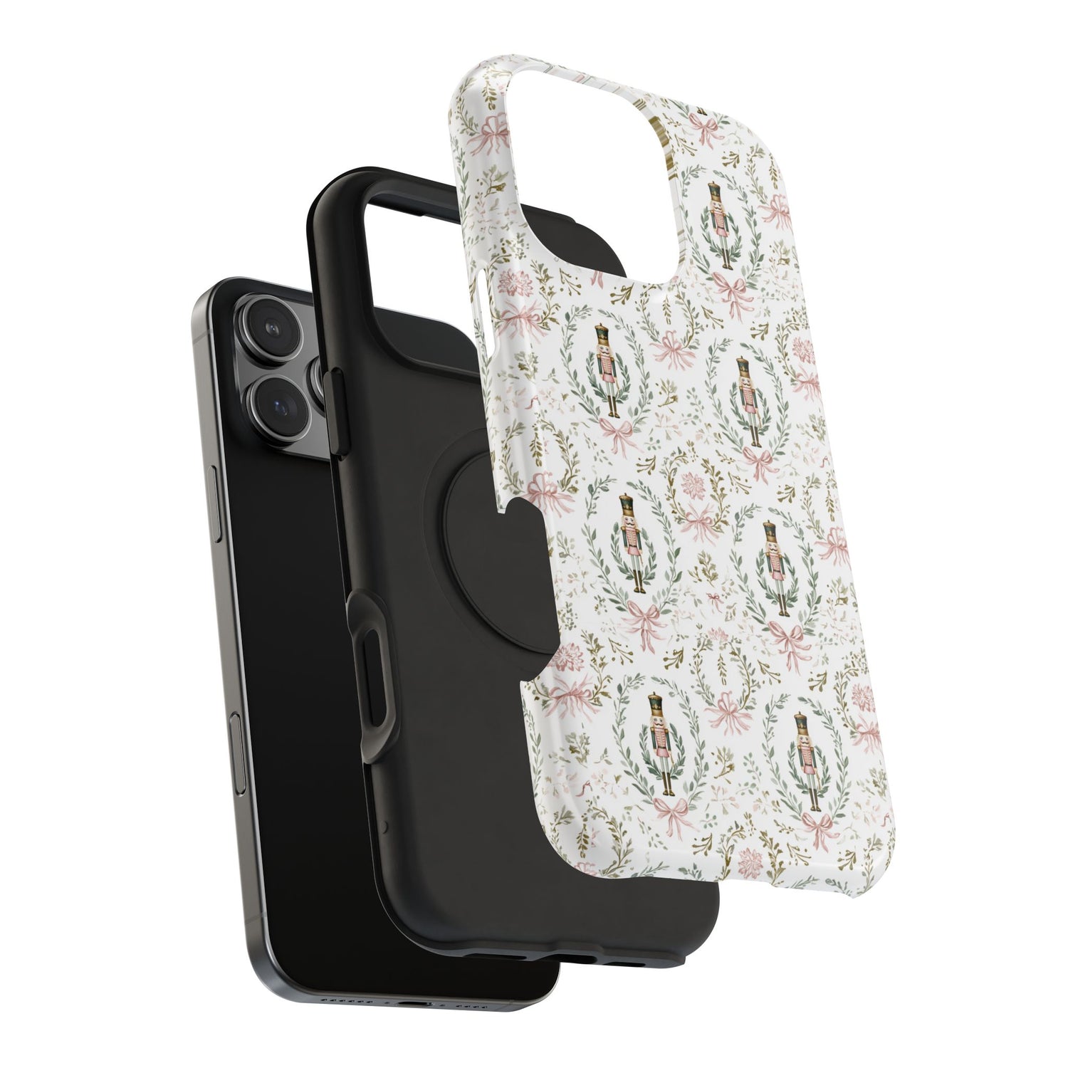 Impact-Resistant Phone Case- Nutcracker Floral