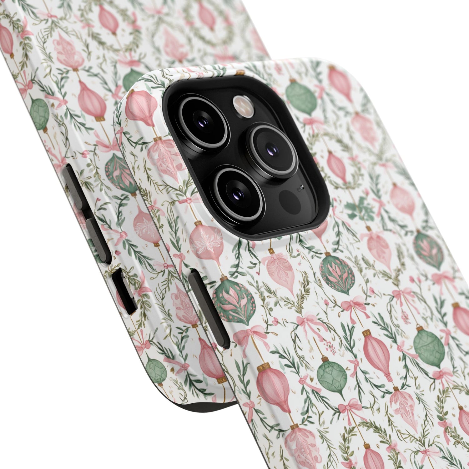Holiday Ornaments Impact-Resistant Phone Case, iPhone, Samsung