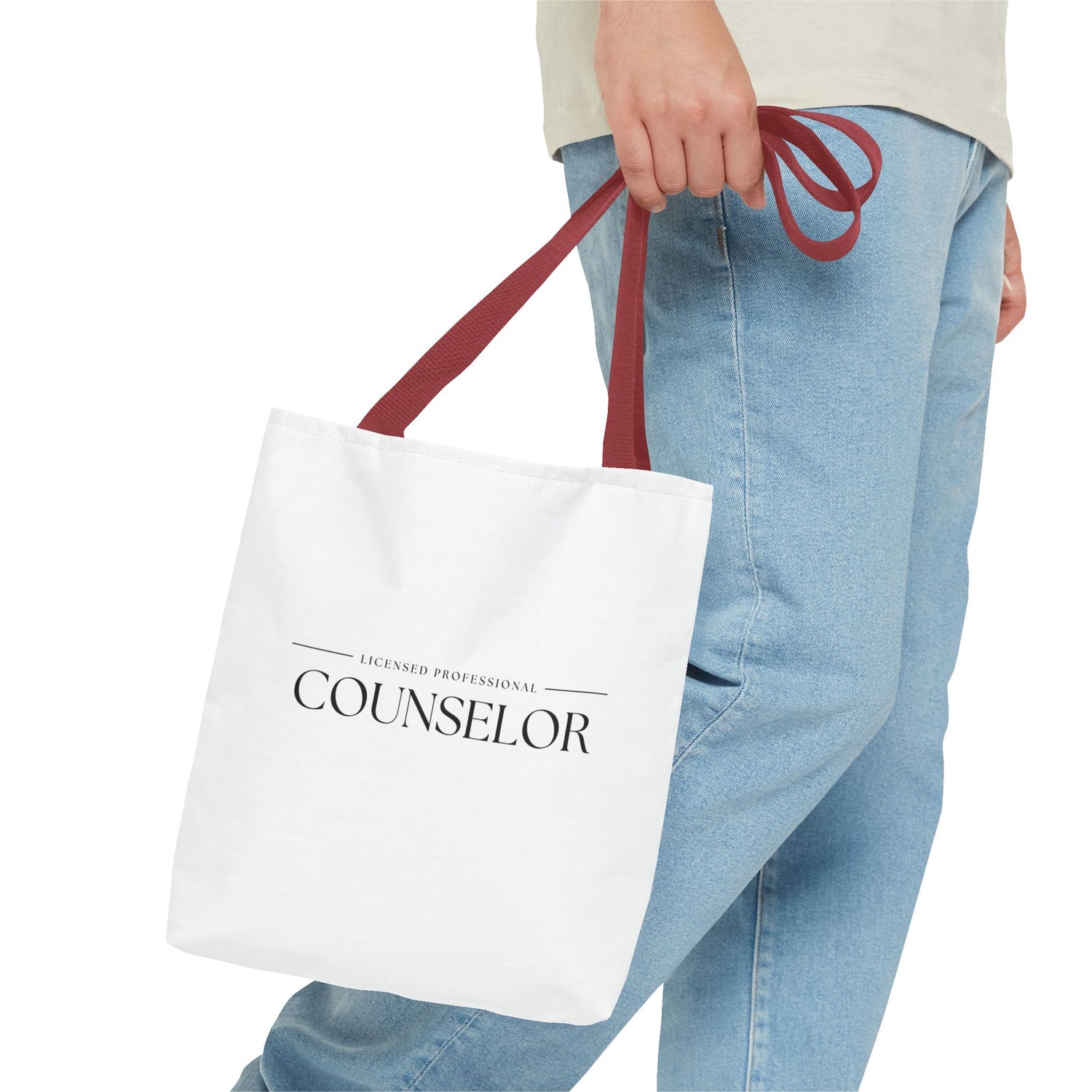 Licensed Counselor Tote Bag | Eco-Friendly Shopping Bag | Gift for Counselors, Therapist Tote, Daily Use Bag, Professional Accessory