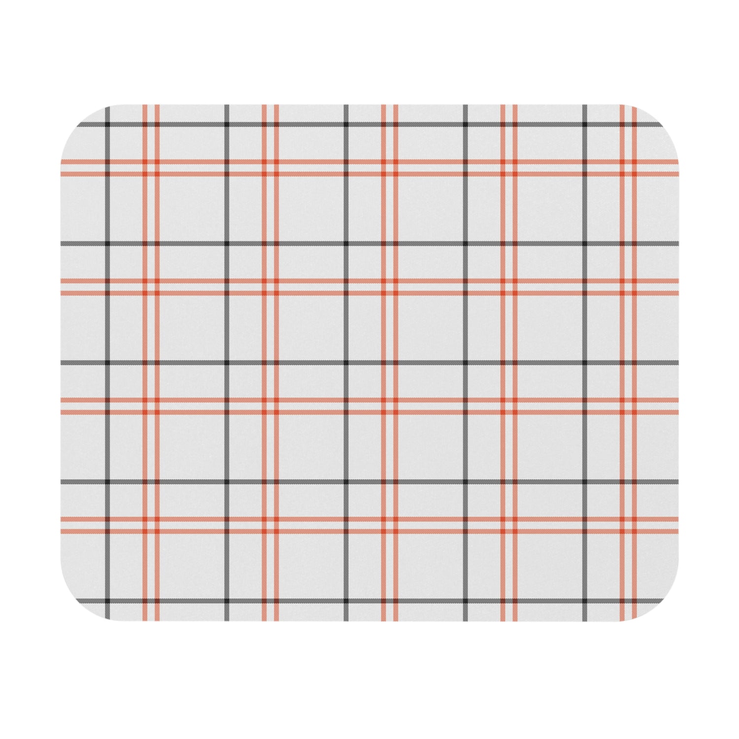 Stylish Plaid Mouse Pad for Home Office, Desk Accessory, Gift for Students, Computer Setup, Workstation Decor