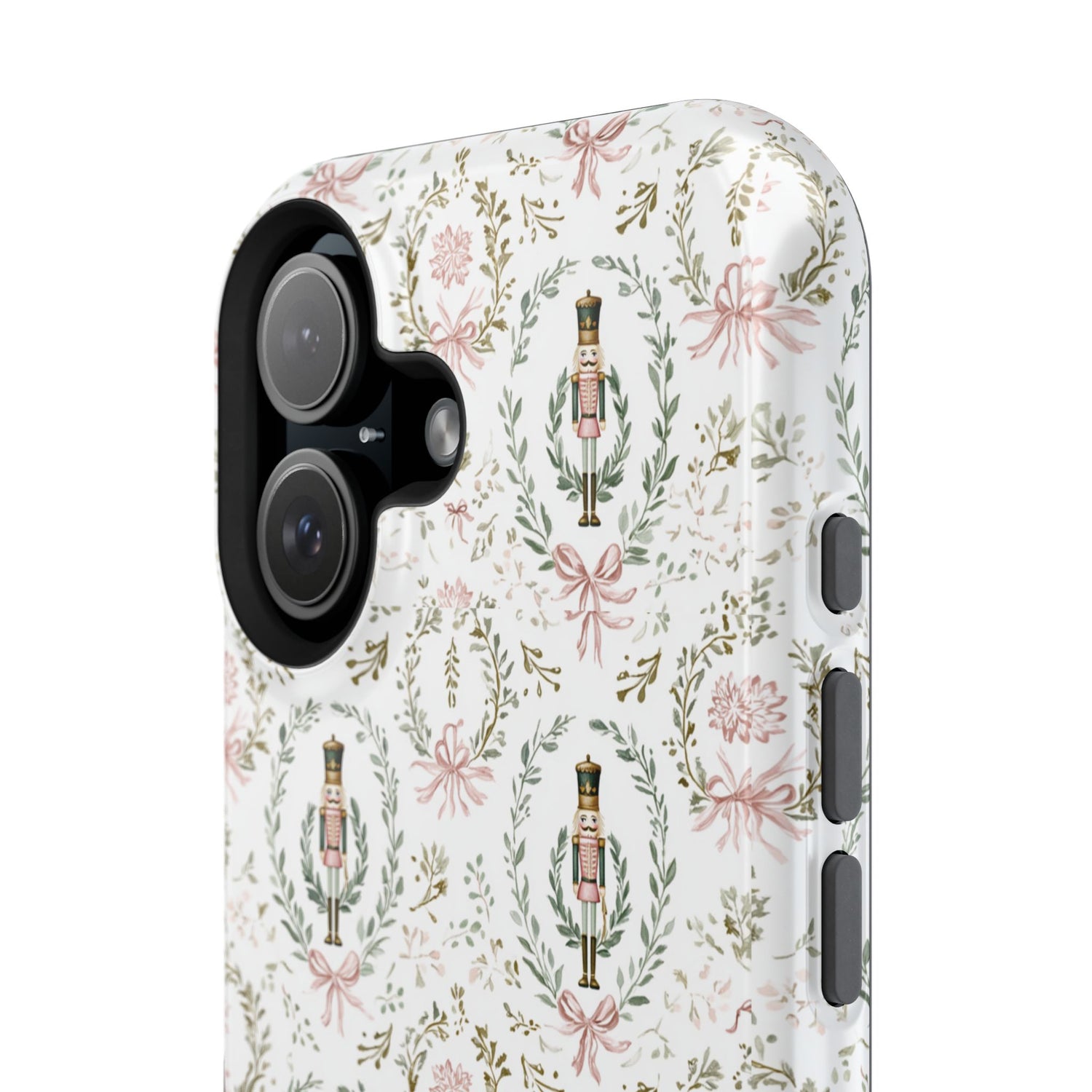 Impact-Resistant Phone Case- Nutcracker Floral