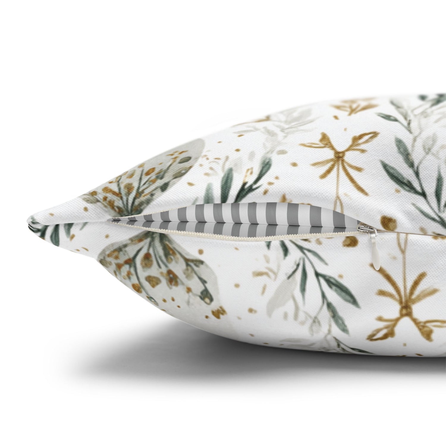 Elegant Holiday Ornament Throw Pillow Covers