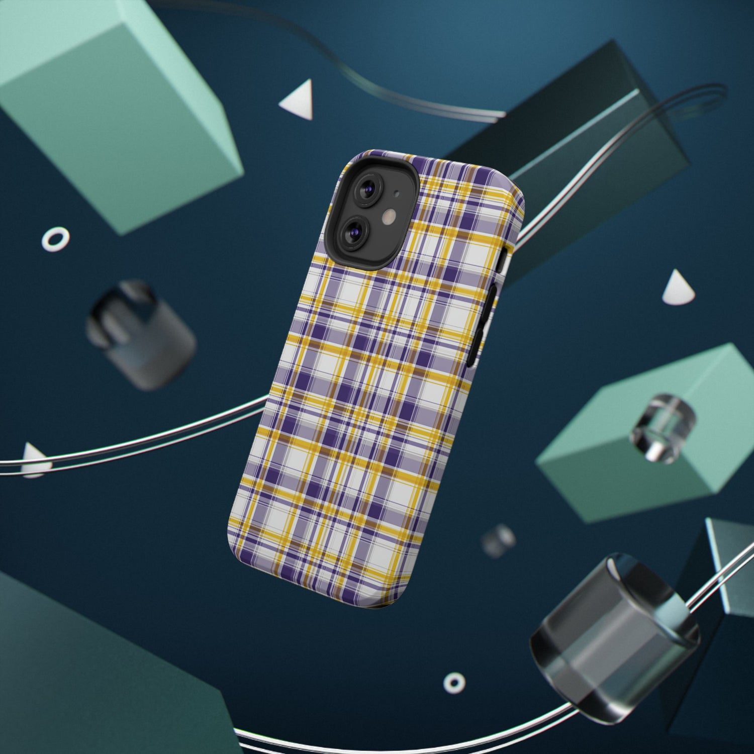 Louisiana Plaid Impact-Resistant Phone Case