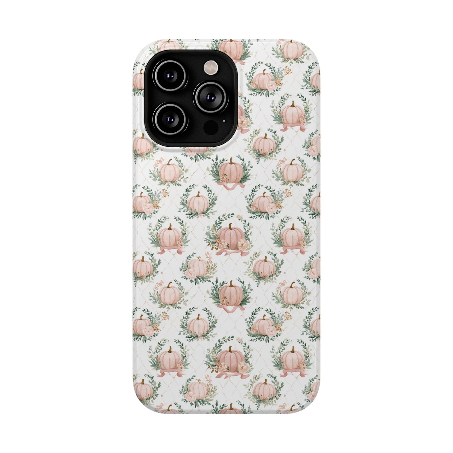 Elegant Pumpkin Impact-Resistant Phone Case, iPhone, Samsung