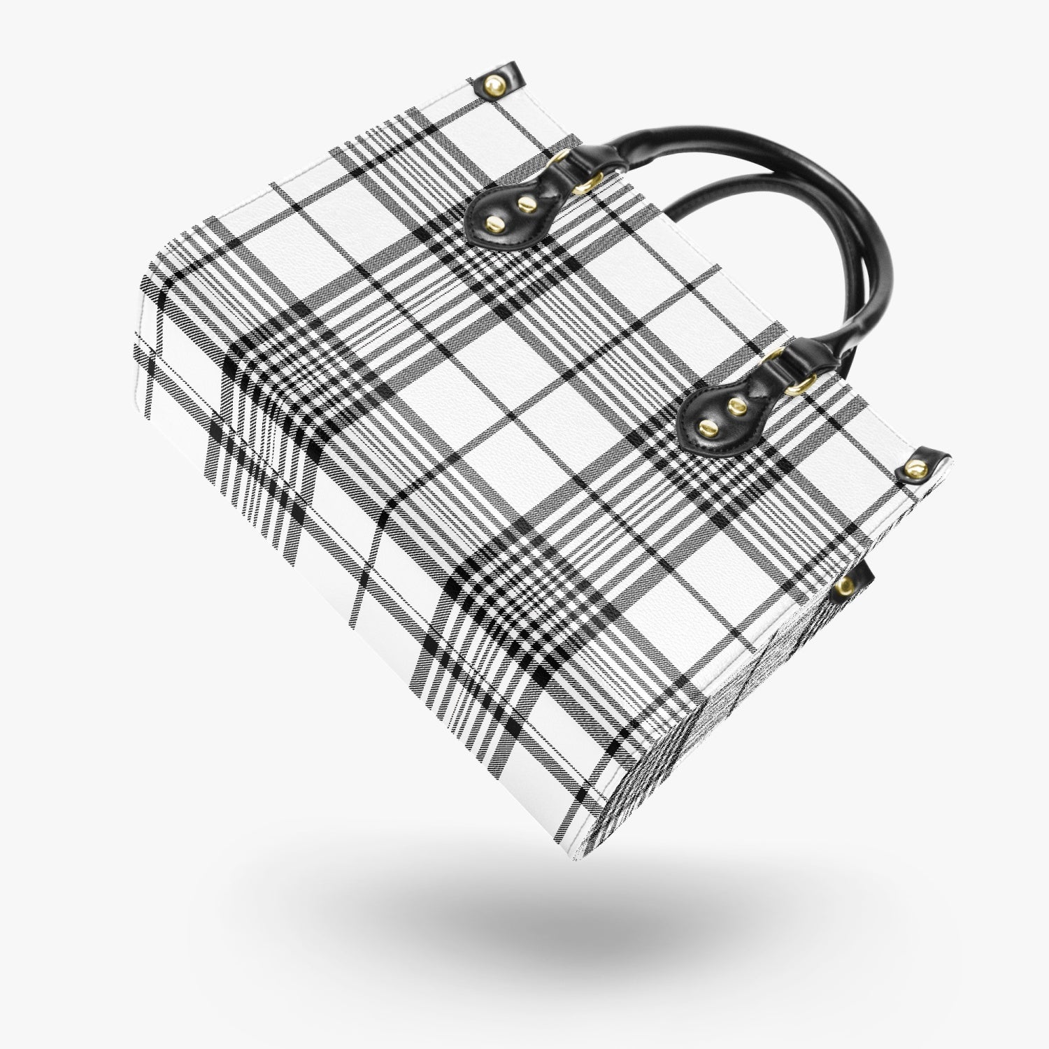 Elegant Classic Tote for Women Plaid