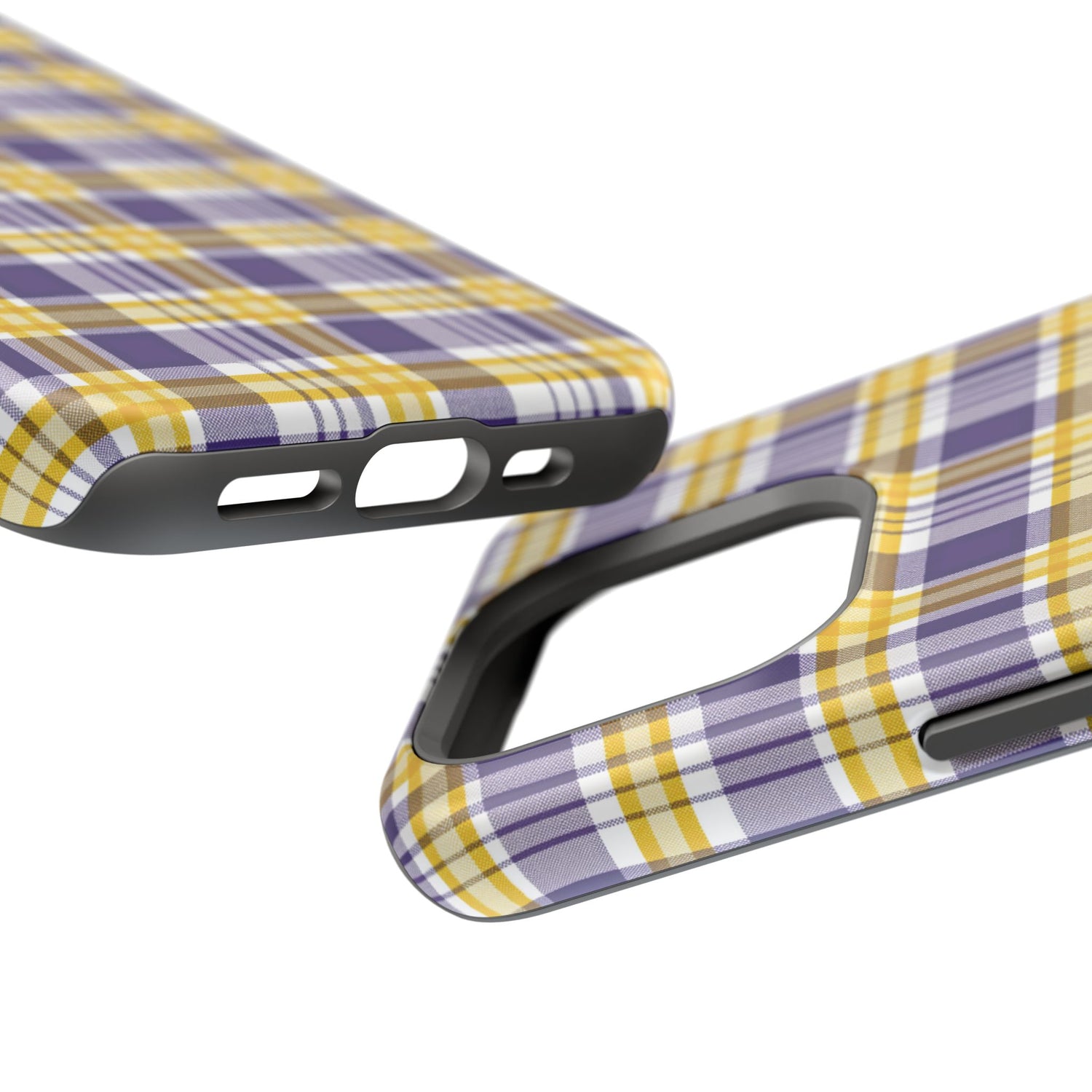 Impact-Resistant Phone Case- Louisiana Plaid
