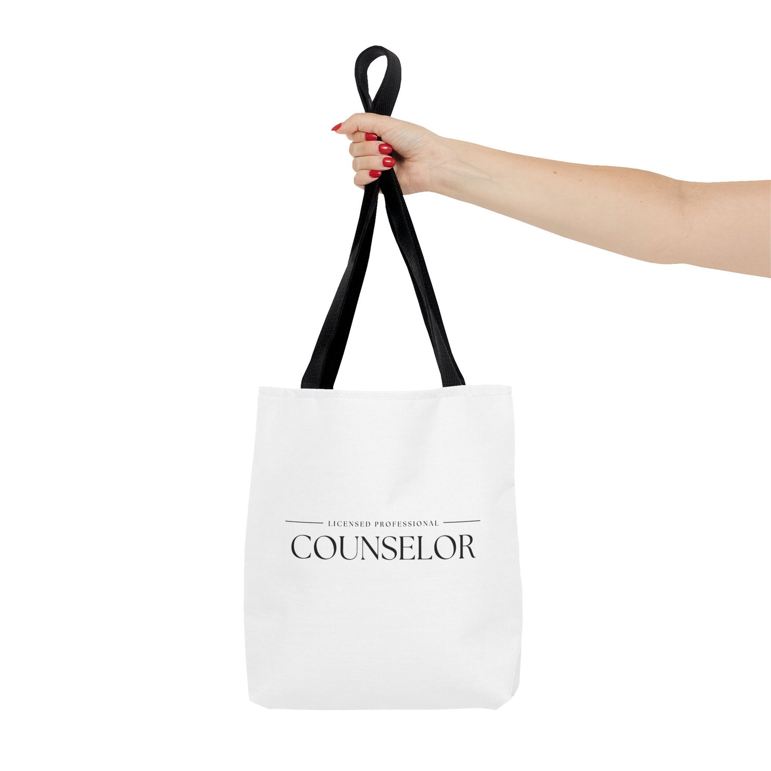 Licensed Counselor Tote Bag | Eco-Friendly Shopping Bag | Gift for Counselors, Therapist Tote, Daily Use Bag, Professional Accessory
