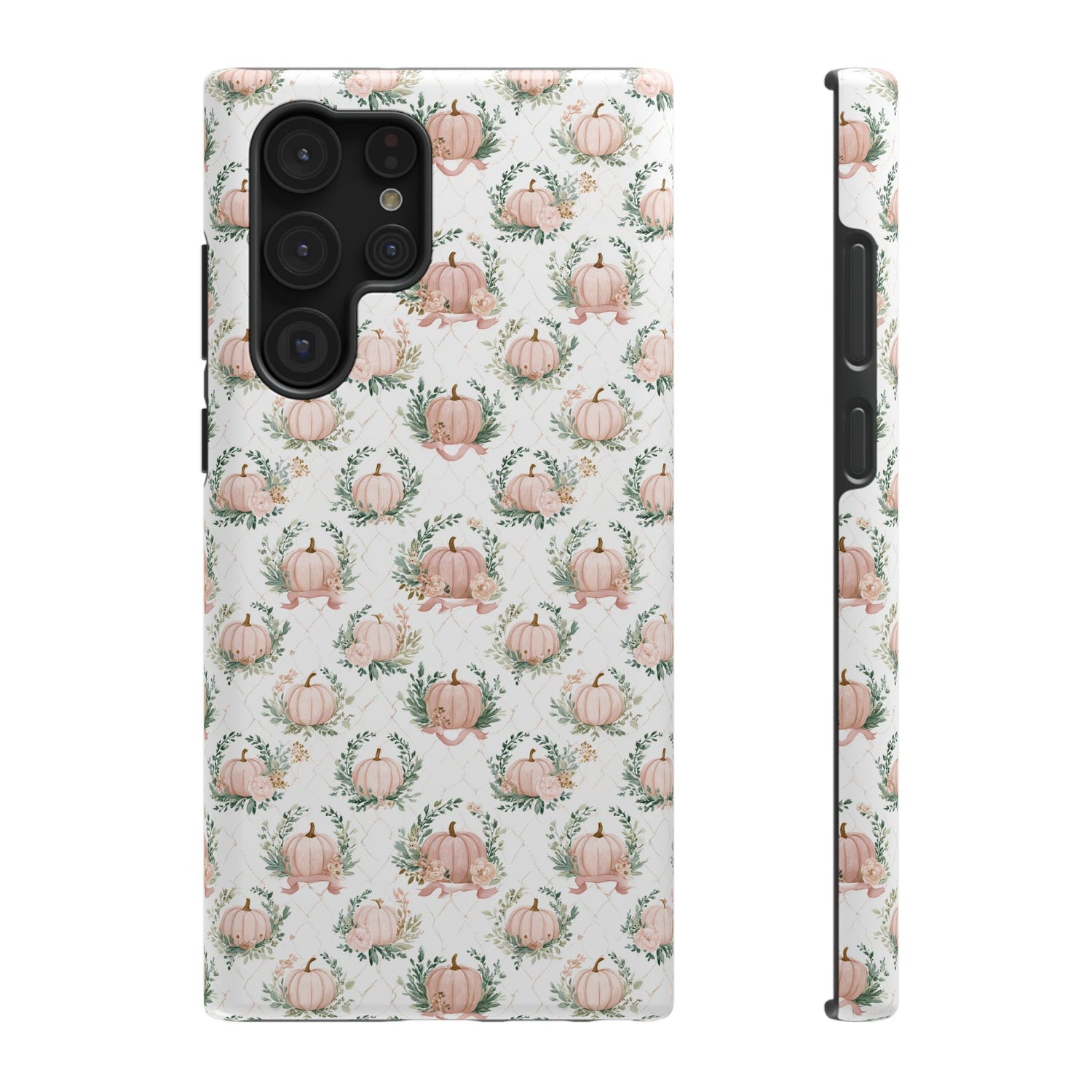 Elegant Pumpkin Impact-Resistant Phone Case, iPhone, Samsung