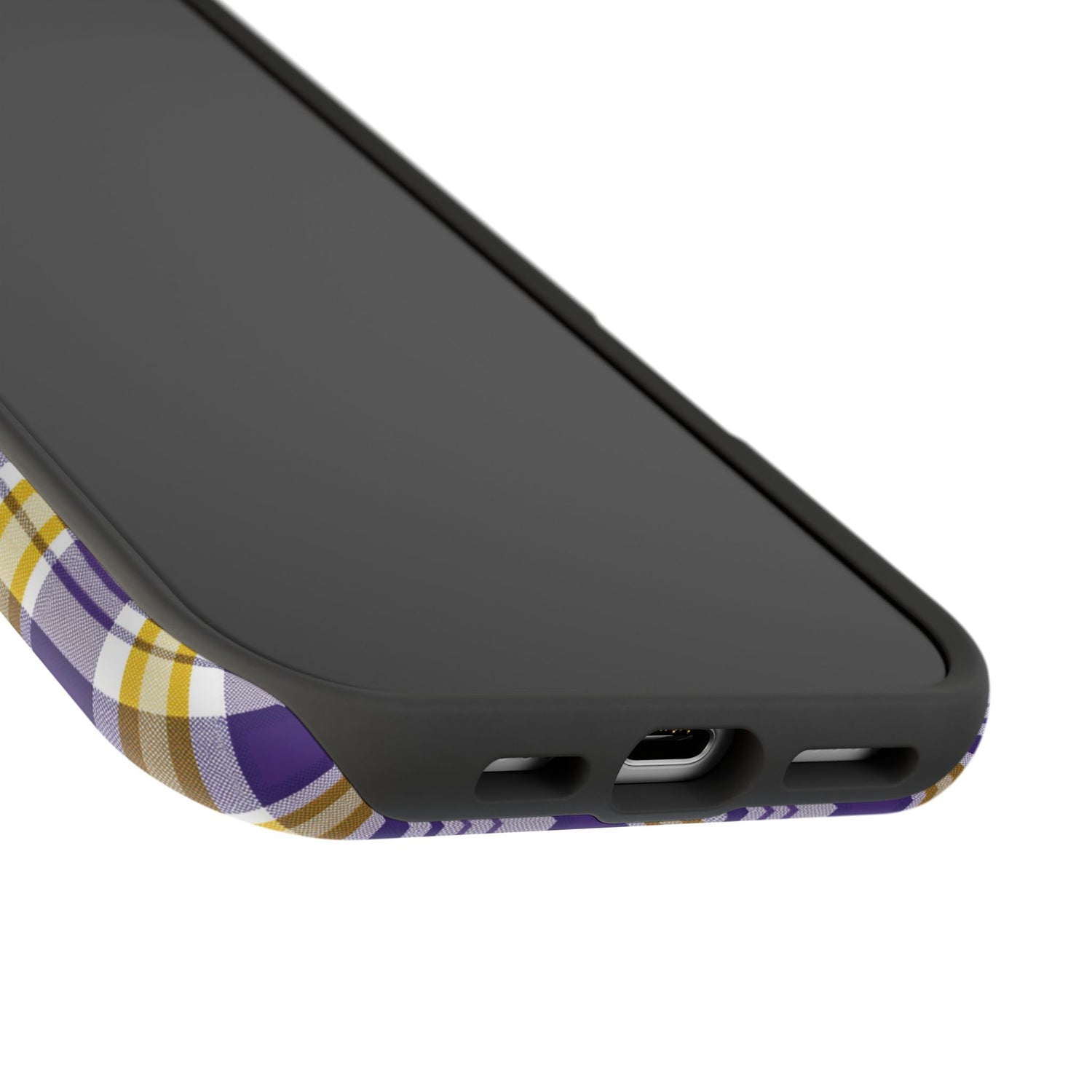 Impact-Resistant Phone Case- Louisiana Plaid