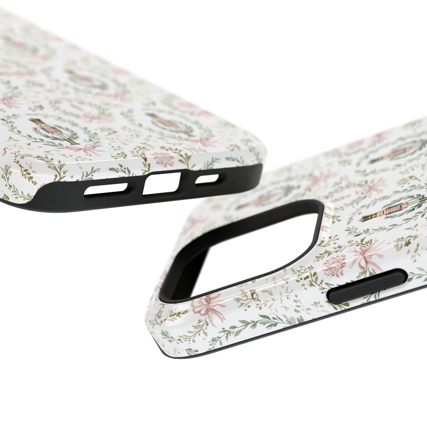 Impact-Resistant Phone Case- Nutcracker Floral