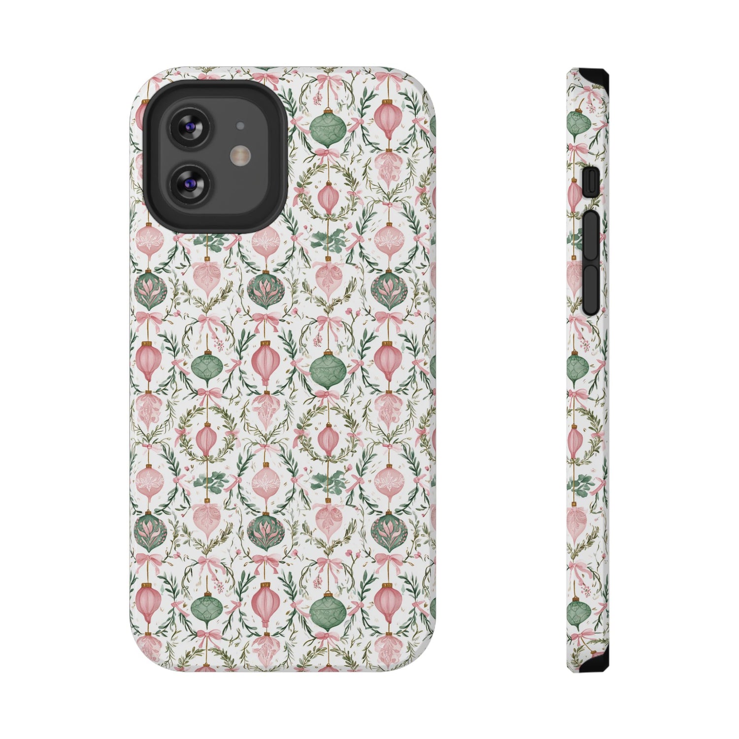 Holiday Ornaments Impact-Resistant Phone Case, iPhone, Samsung