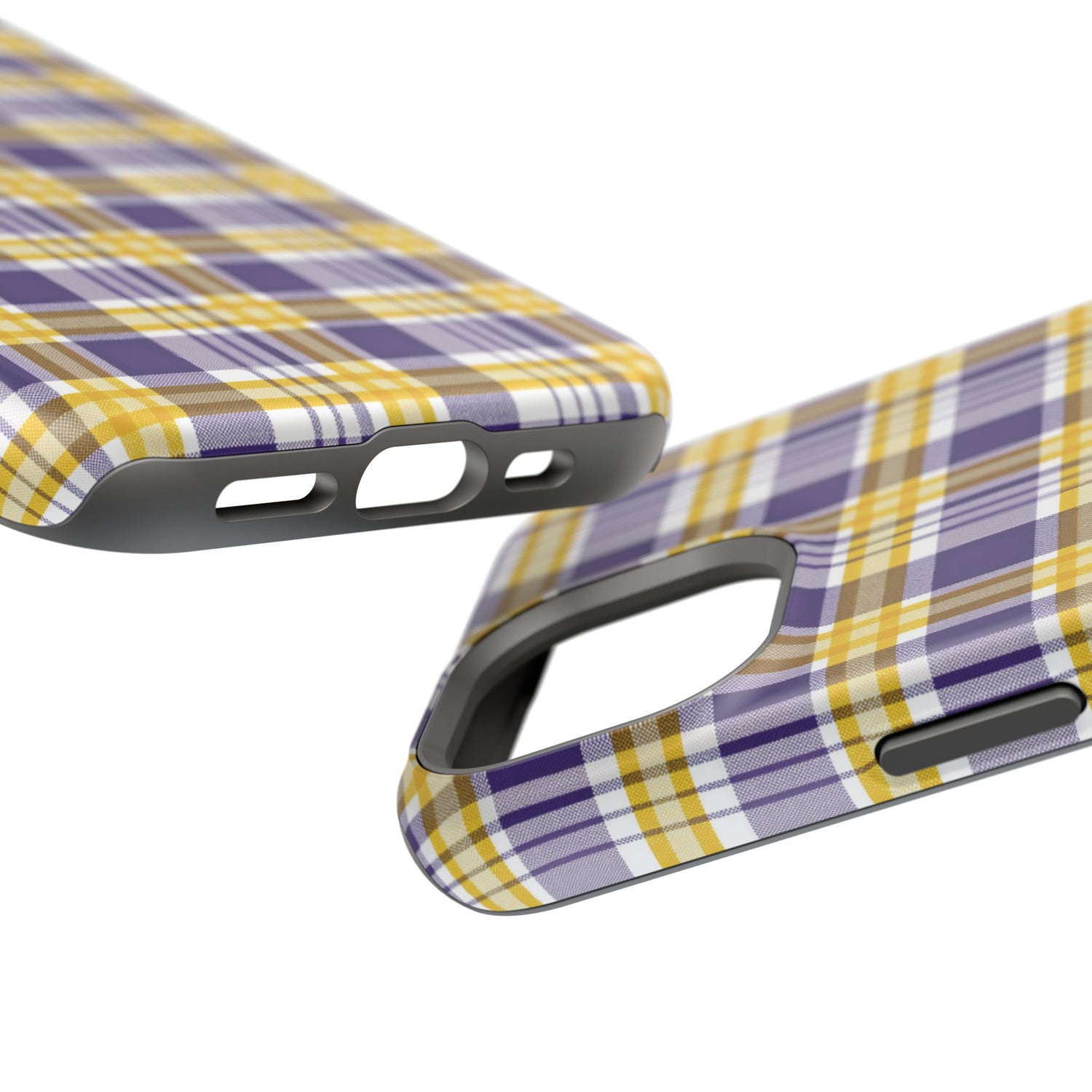 Impact-Resistant Phone Case- Louisiana Plaid