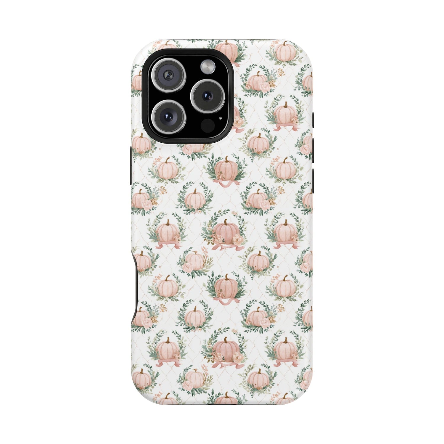 Elegant Pumpkin Impact-Resistant Phone Case, iPhone, Samsung