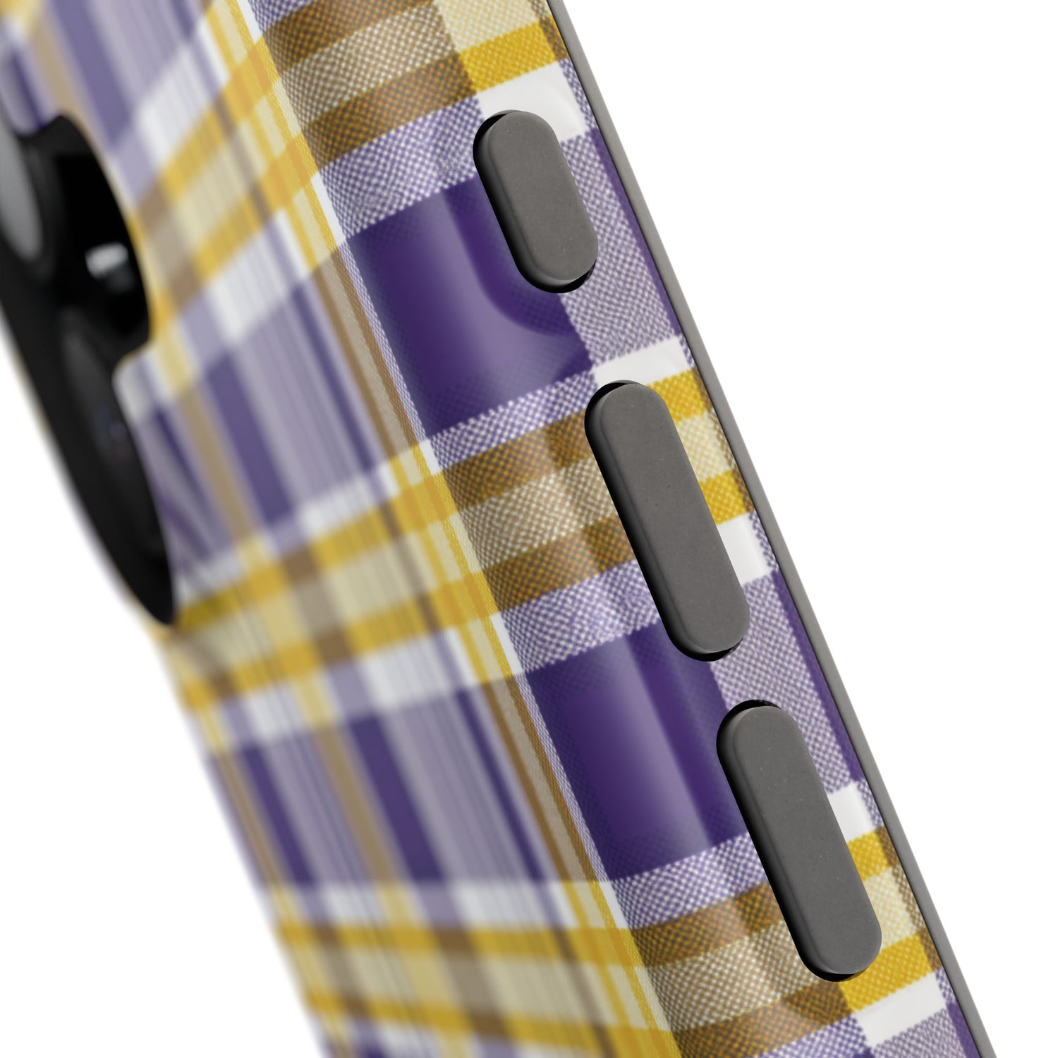 Impact-Resistant Phone Case- Louisiana Plaid