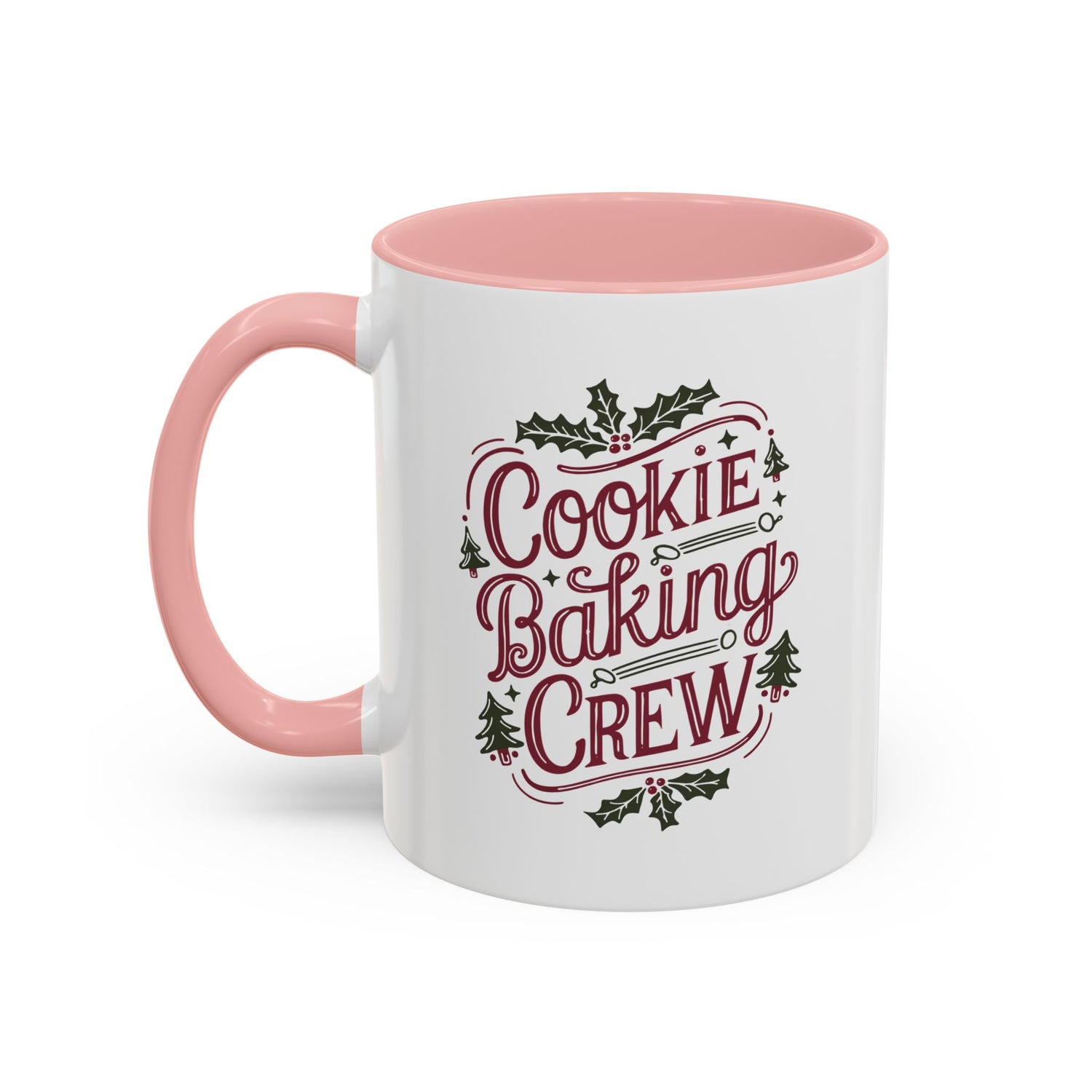 Cookie Baking Crew Coffee Mug | Holiday Gift for Bakers | Cute Ceramic Cup for Home, Kitchen Decor, Christmas, Cookie Lovers