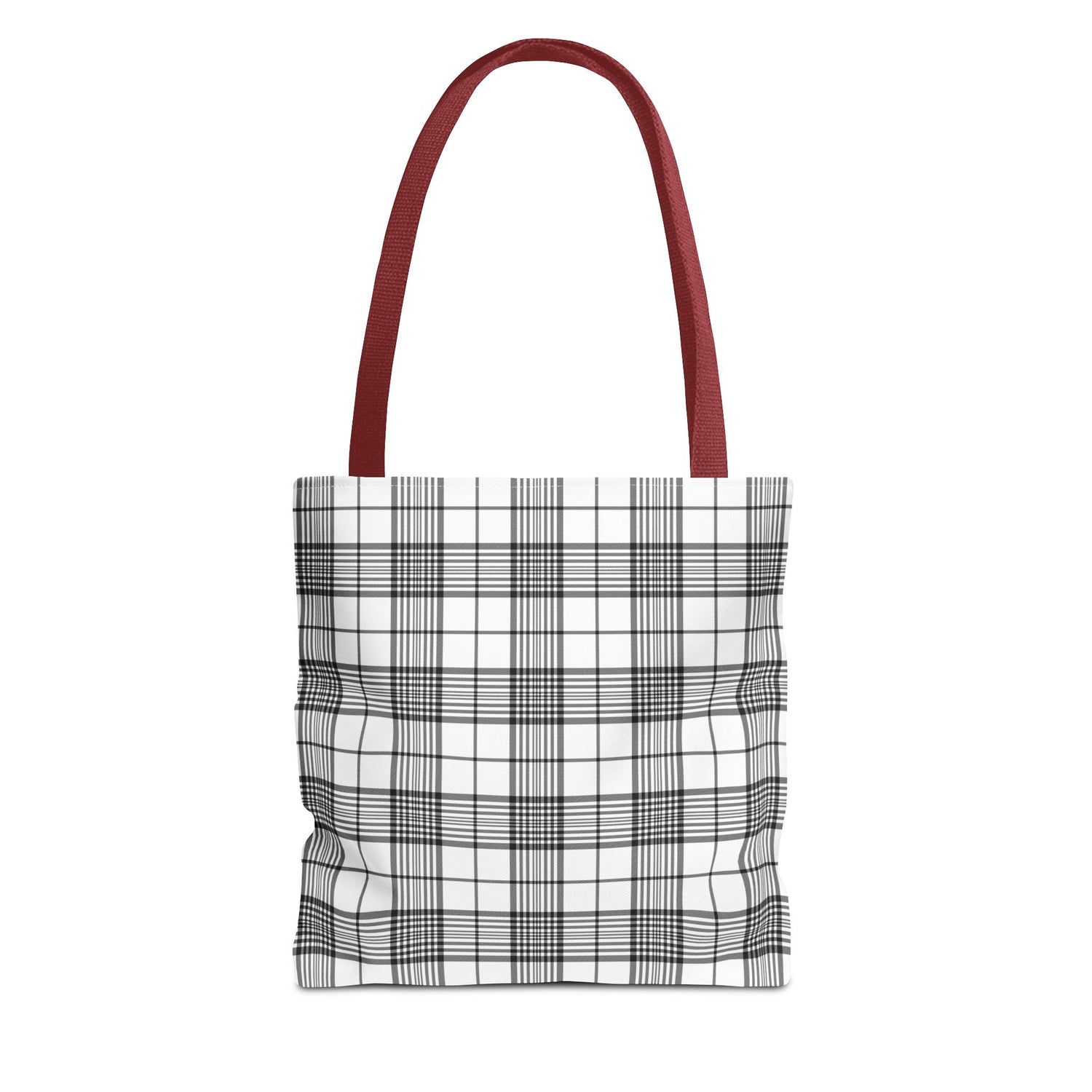 Farmhouse Plaid Tote Bag