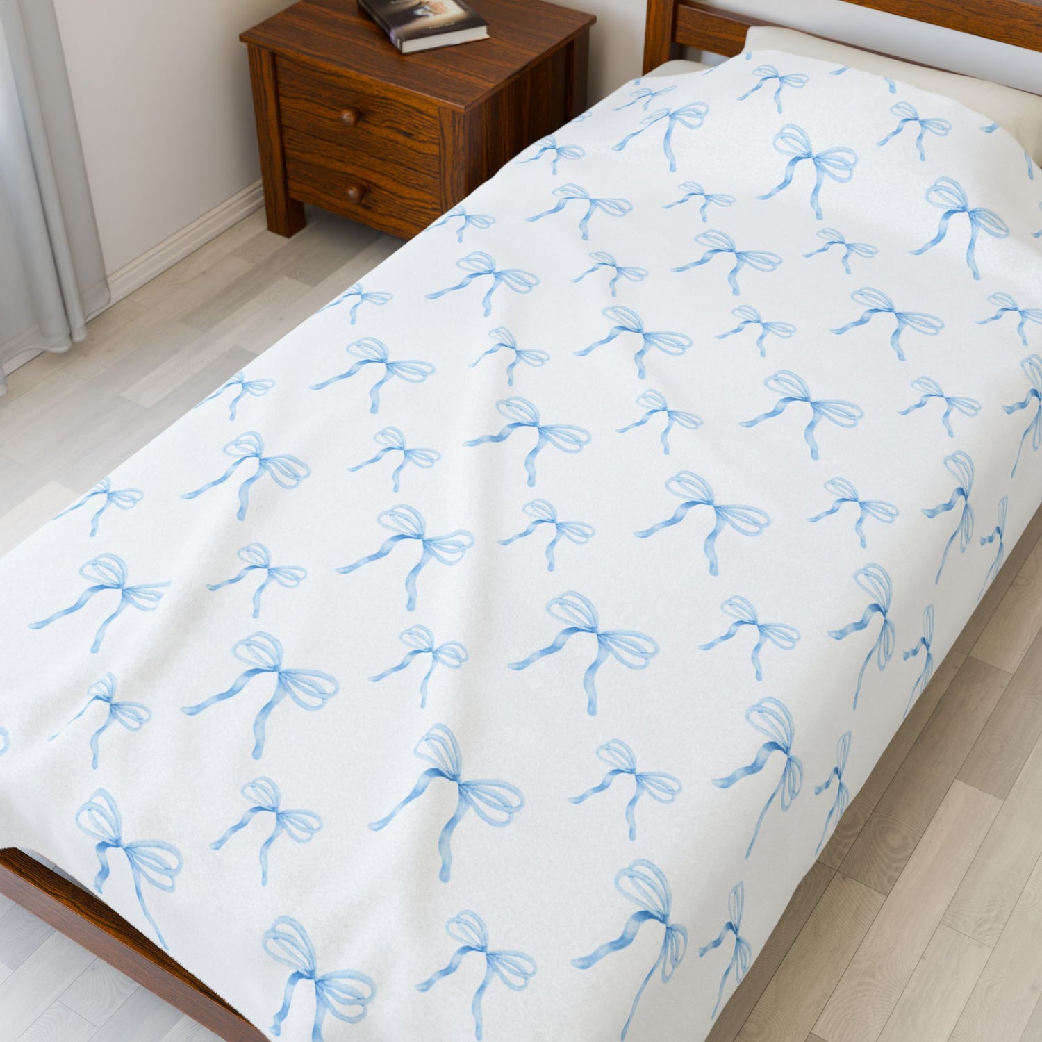 Cozy Velveteen Plush Blanket - Soft Touch Throw, Perfect for Home Decor, Snuggling, Gift for Birthdays, Holidays, and Baby Showers