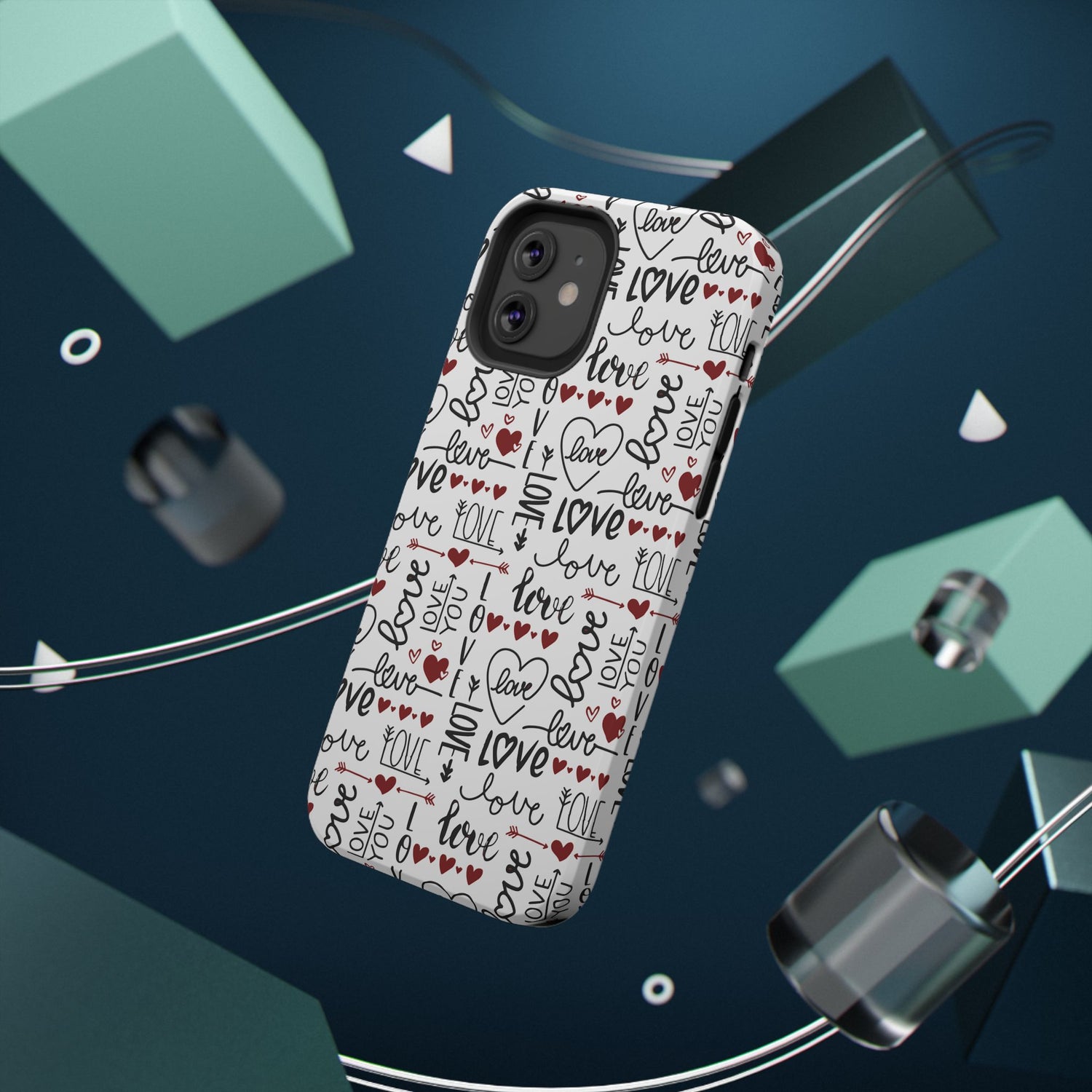 Impact-Resistant Cases-Valentine's Day Love