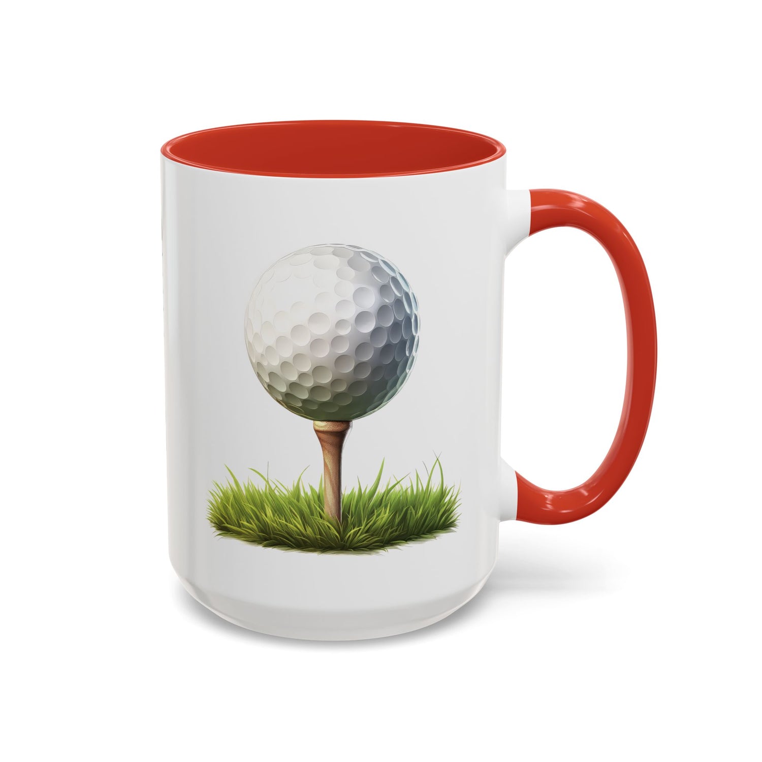 Golf Lover's Accent Coffee Mug - Perfect Gift for Golfers, Tee Time Enthusiasts, Sports Coffee Mug, Fun Golf Decor, Unique Golf Gifts